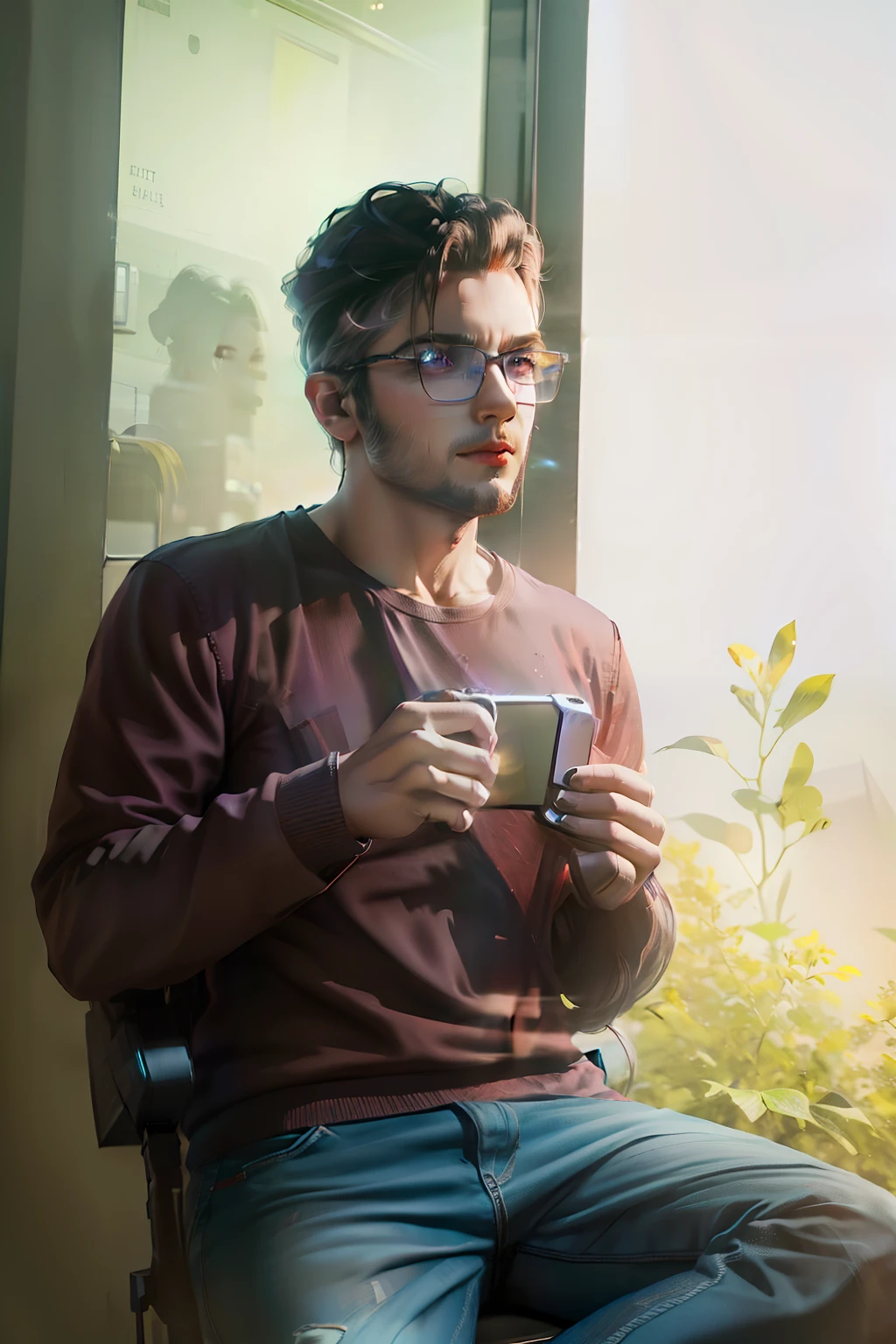 Realistic. Night effect. 3d realistic person as per image. Gaming vfx. Male