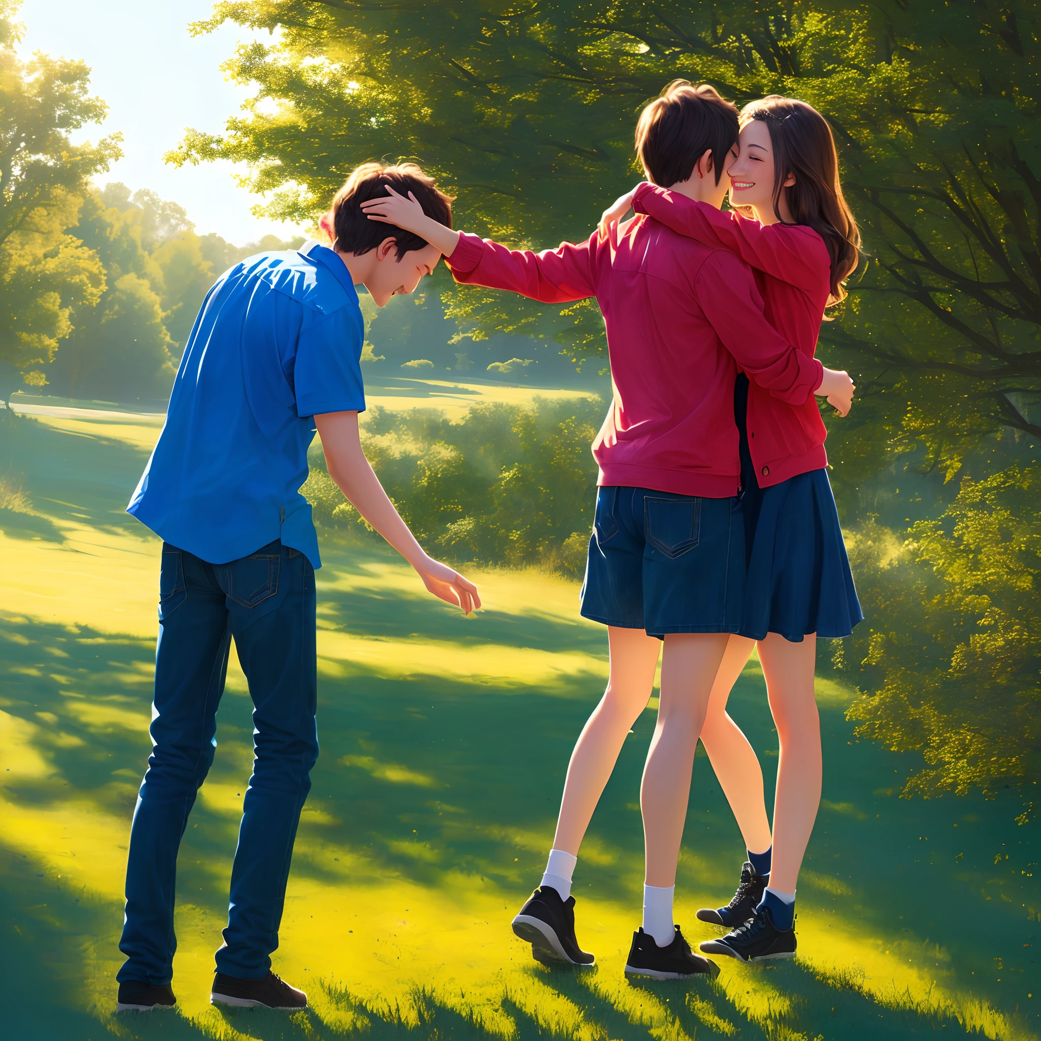 The feeling of first love