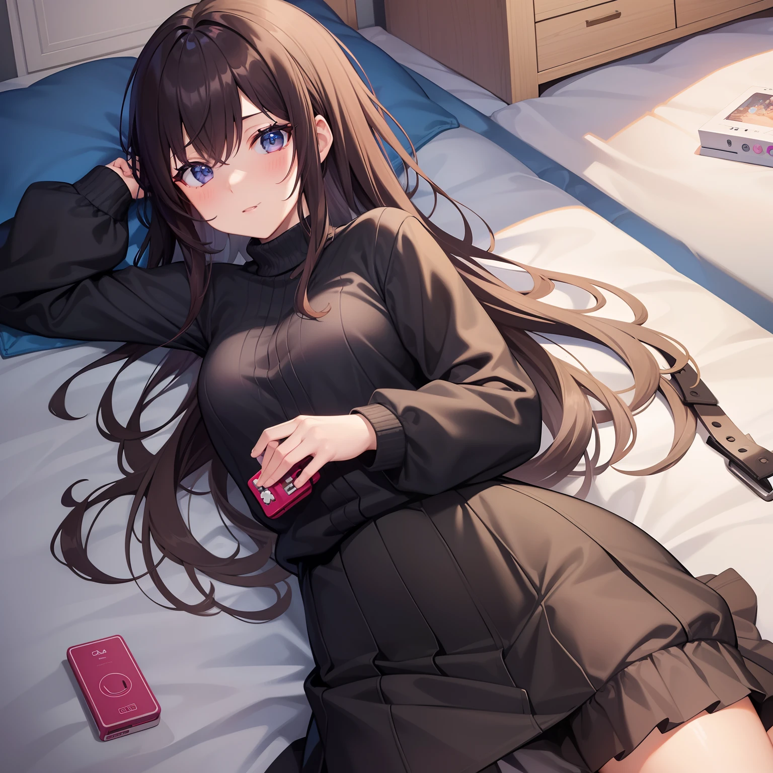Girl playing games。
