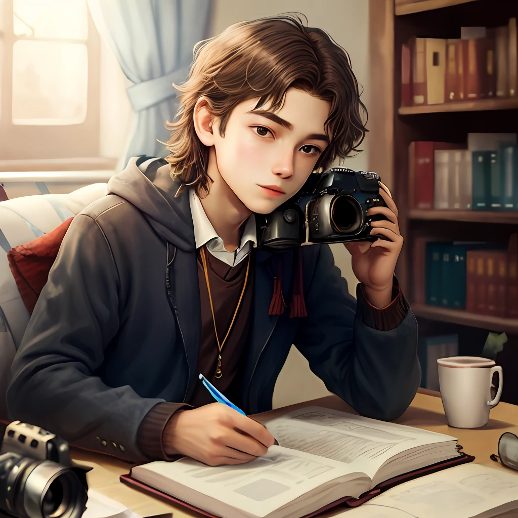 Literary youth,cameras