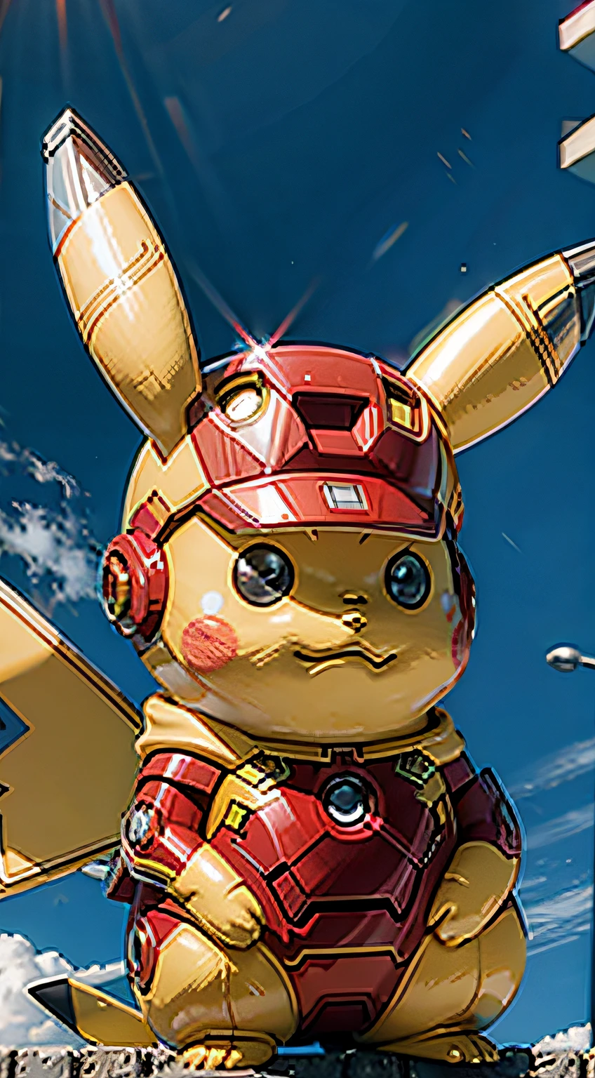 Pikachu,Iron Man
