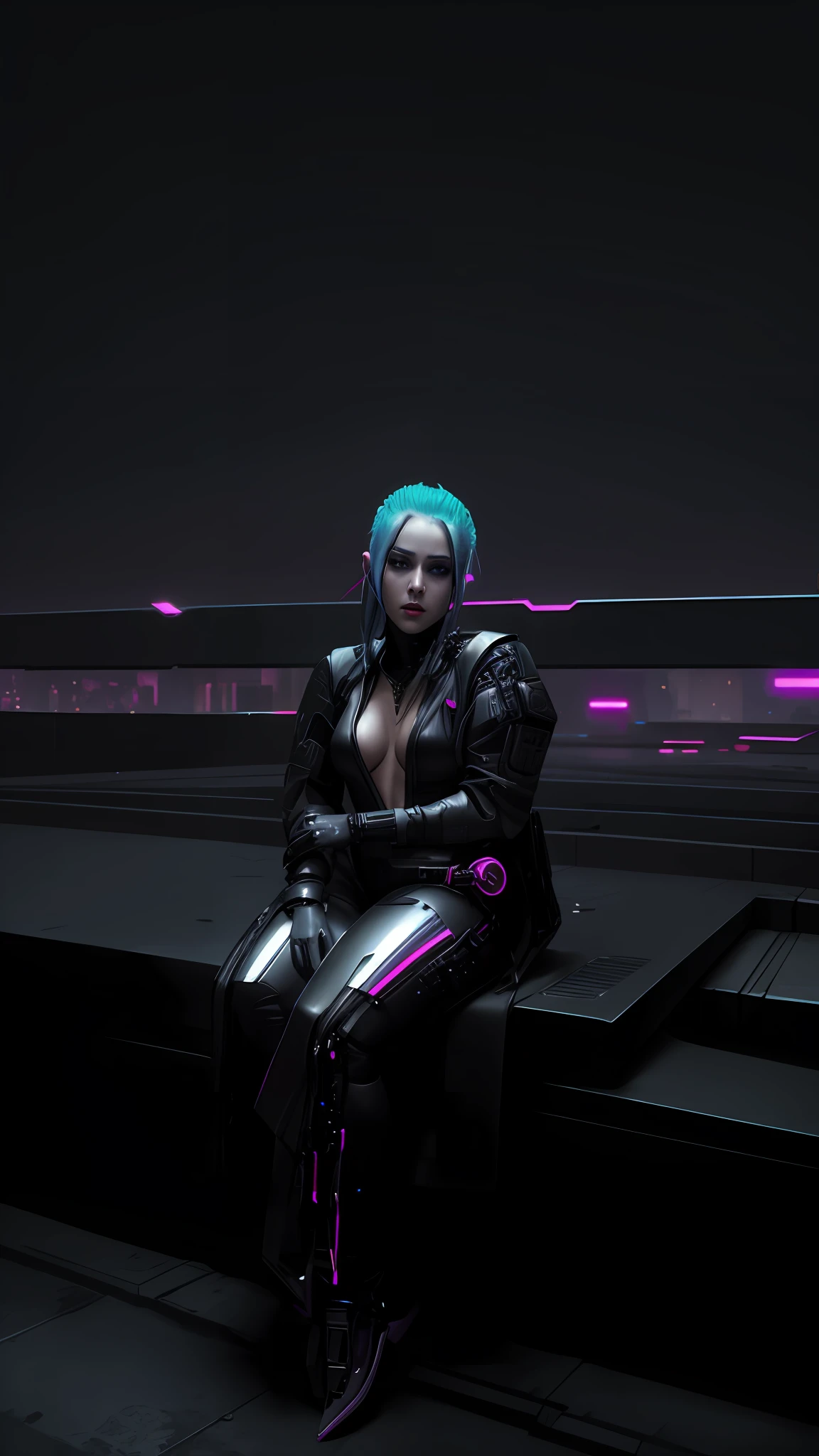 Change background cyberpunk realistic face Beautifull queen