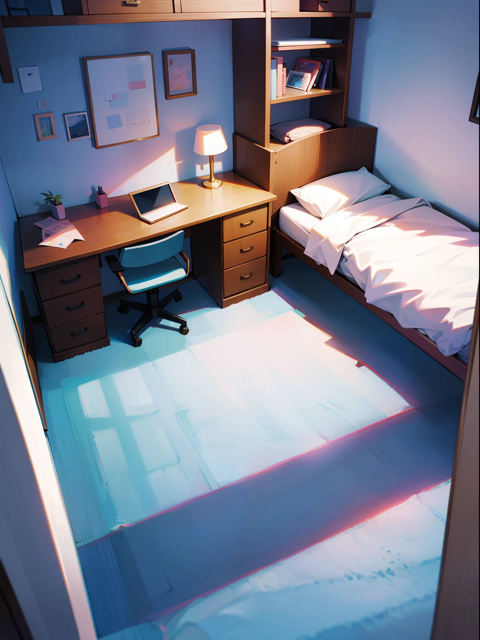 Girl room, very detailed room, best quality,small room,
