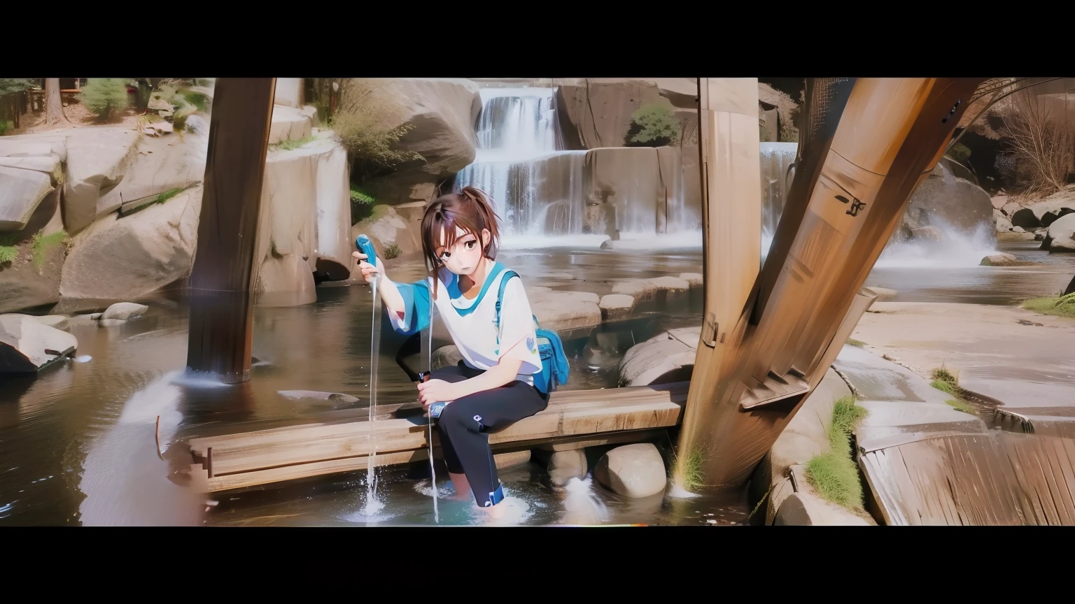 Best Picture Quality，8k，Anime style，water ink