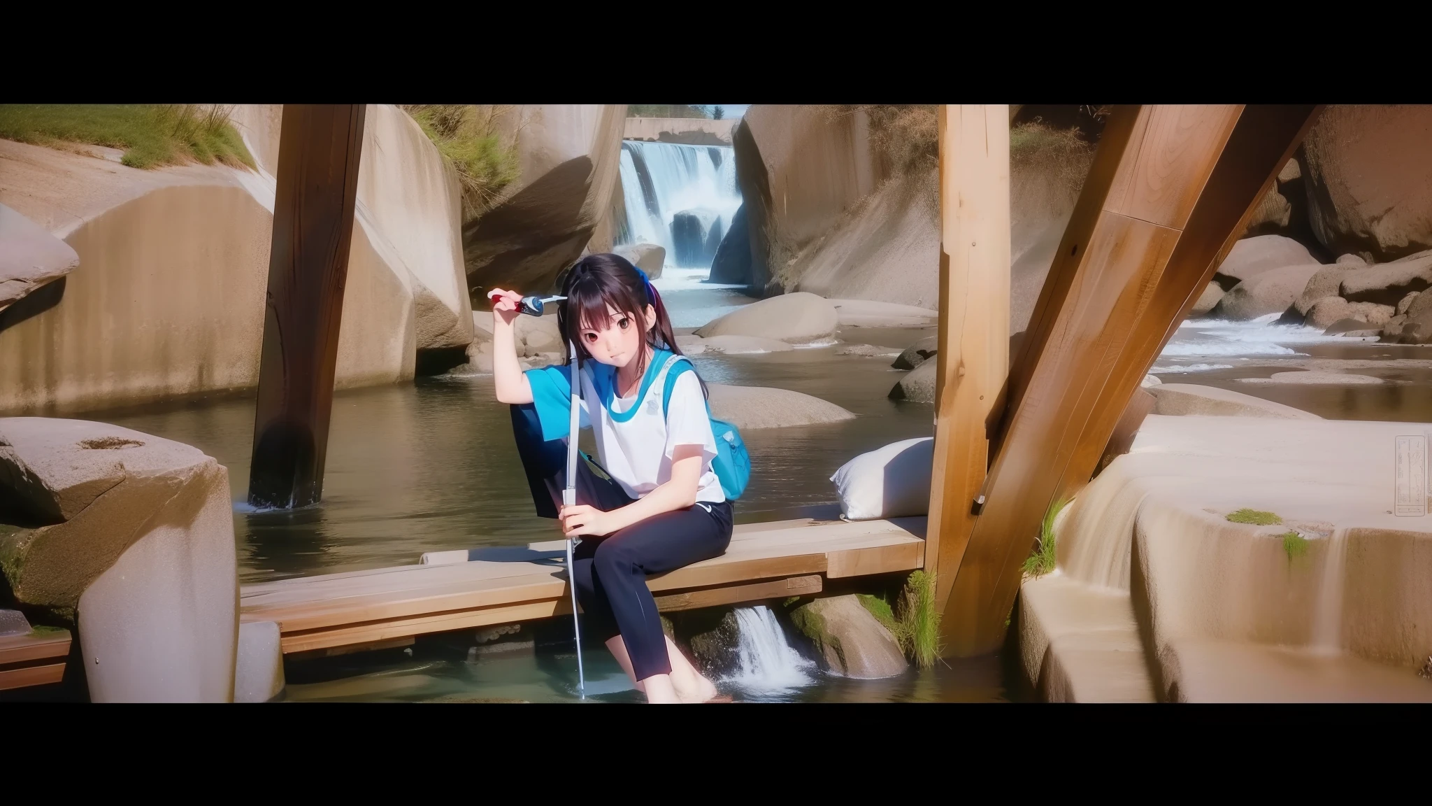 Best picture quality，8K，Anime style，water ink