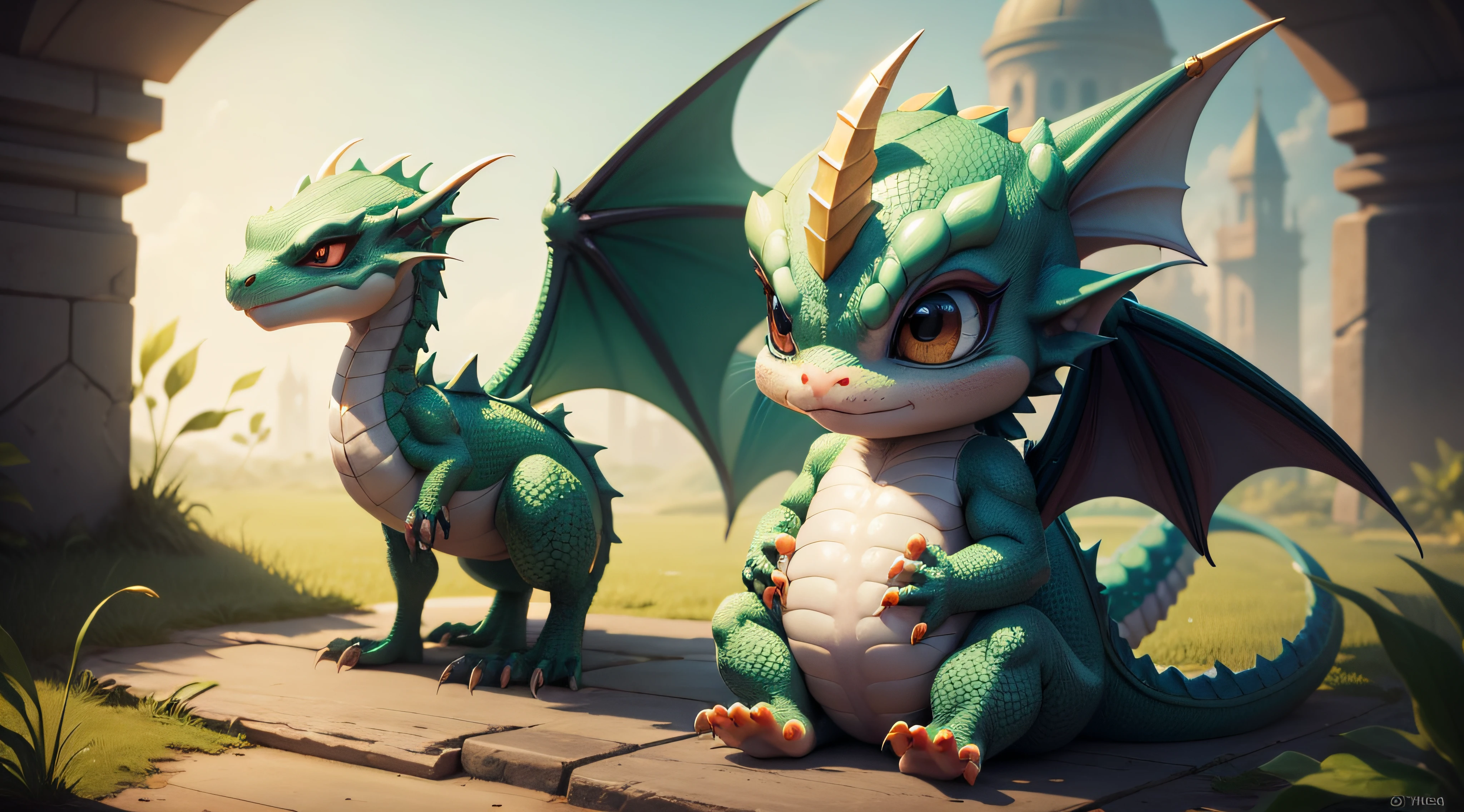 baby dragon, cute