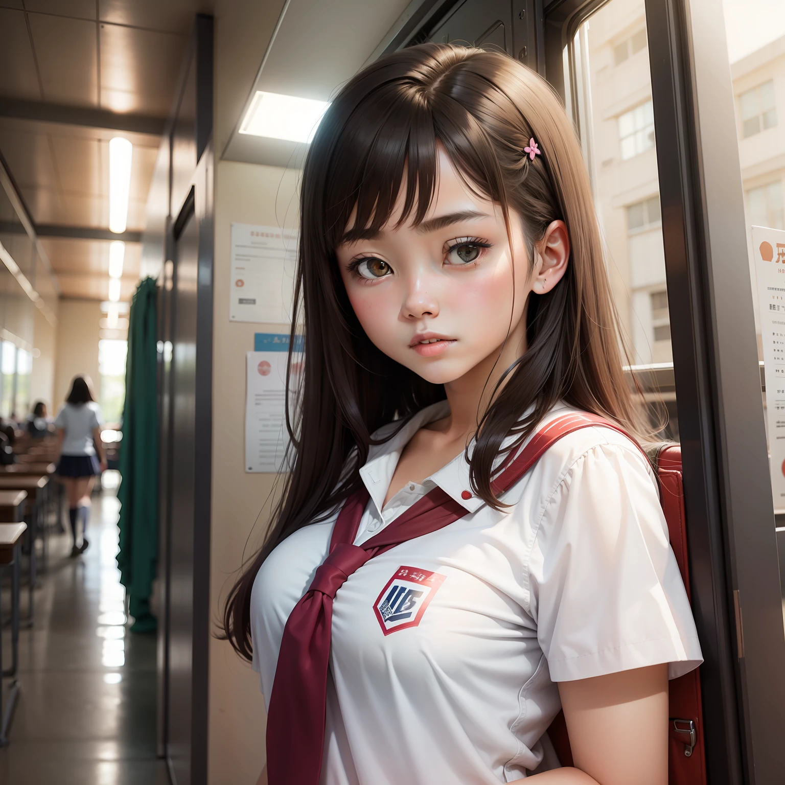 Female high school student