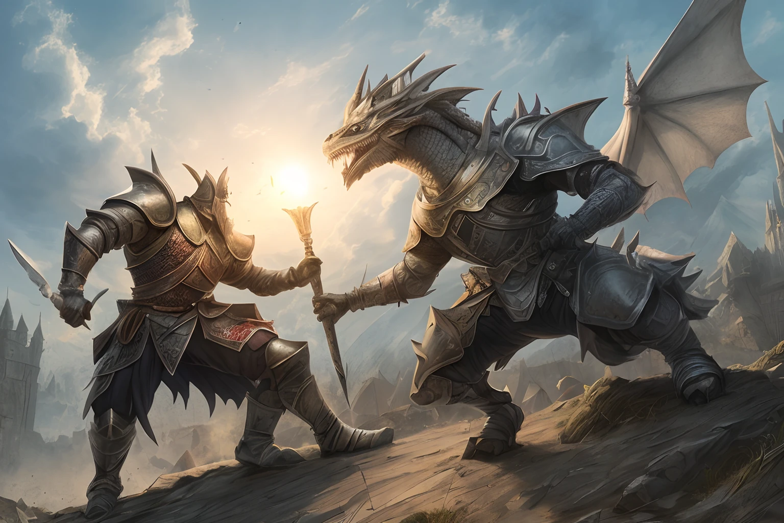 Knights and dragons