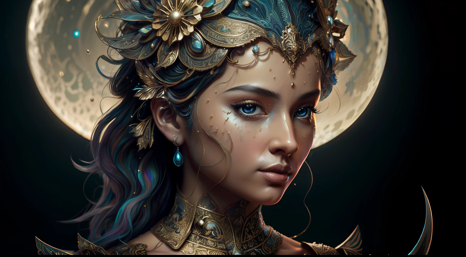 Pintura digital de dos mujeres jovenes con un tocado floreado ,Arte de Alberto Severo, salpicaduras y gotas congeladas multicolores, jardin renacentista, dream, Pintura digital surrealista , brillos tornasolados, efectos 3D, Ultra HD, obra de arte magistral ,cinematic lighting,16k Arte digital 4K altamente detallado, Pintura digital intrincada, Arte digital detallado 4K, Gran arte digital con detalles, amazing detail digital art, Arte digital extremadamente detallado, Arte digital altamente detallado, amazing digital art, Awesome Digital Illustration, hyperdetailed fantasy character, Arte digital hiperdetallado, Arte digital demasiado detallado