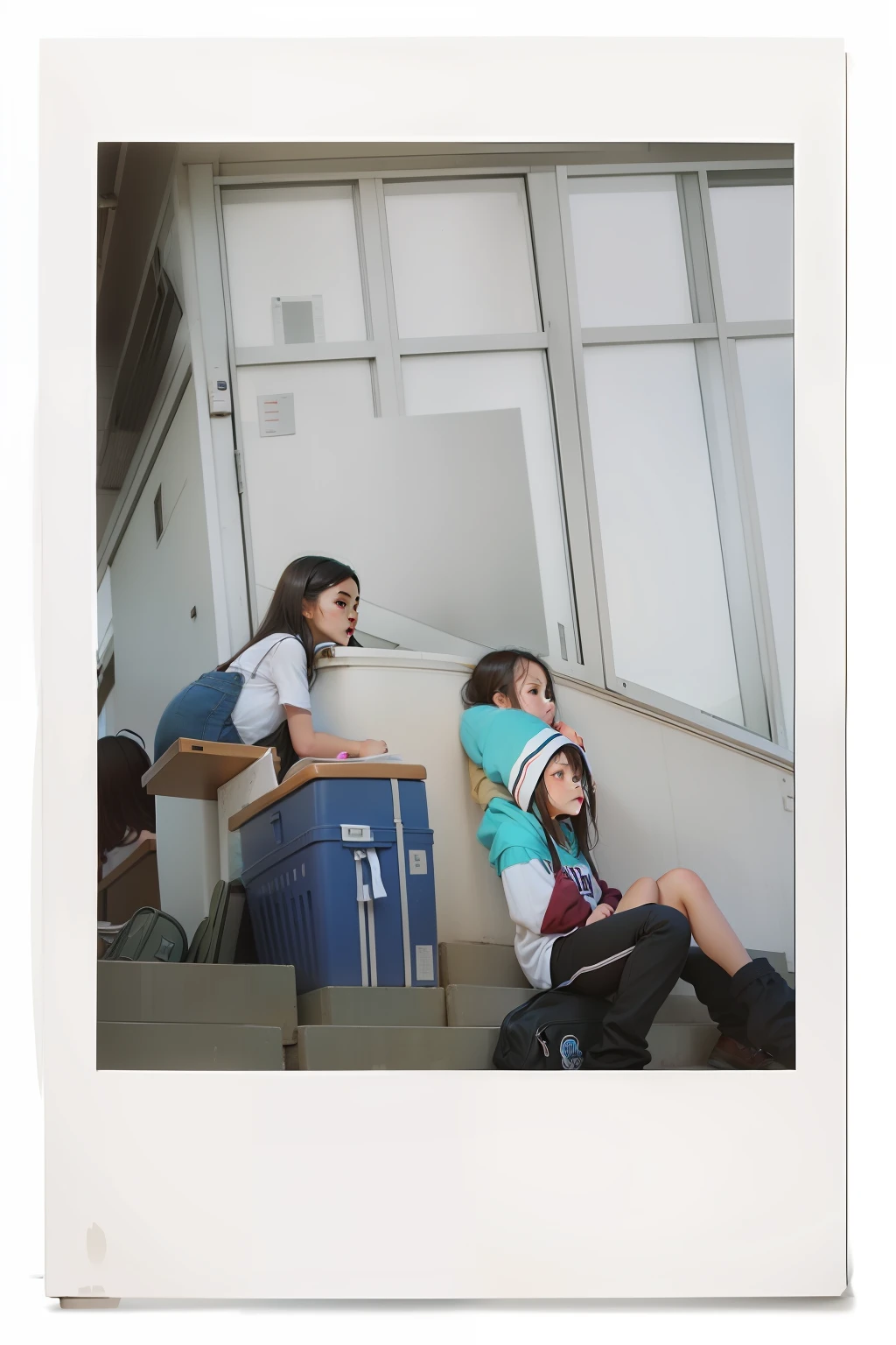 Campus girls cute