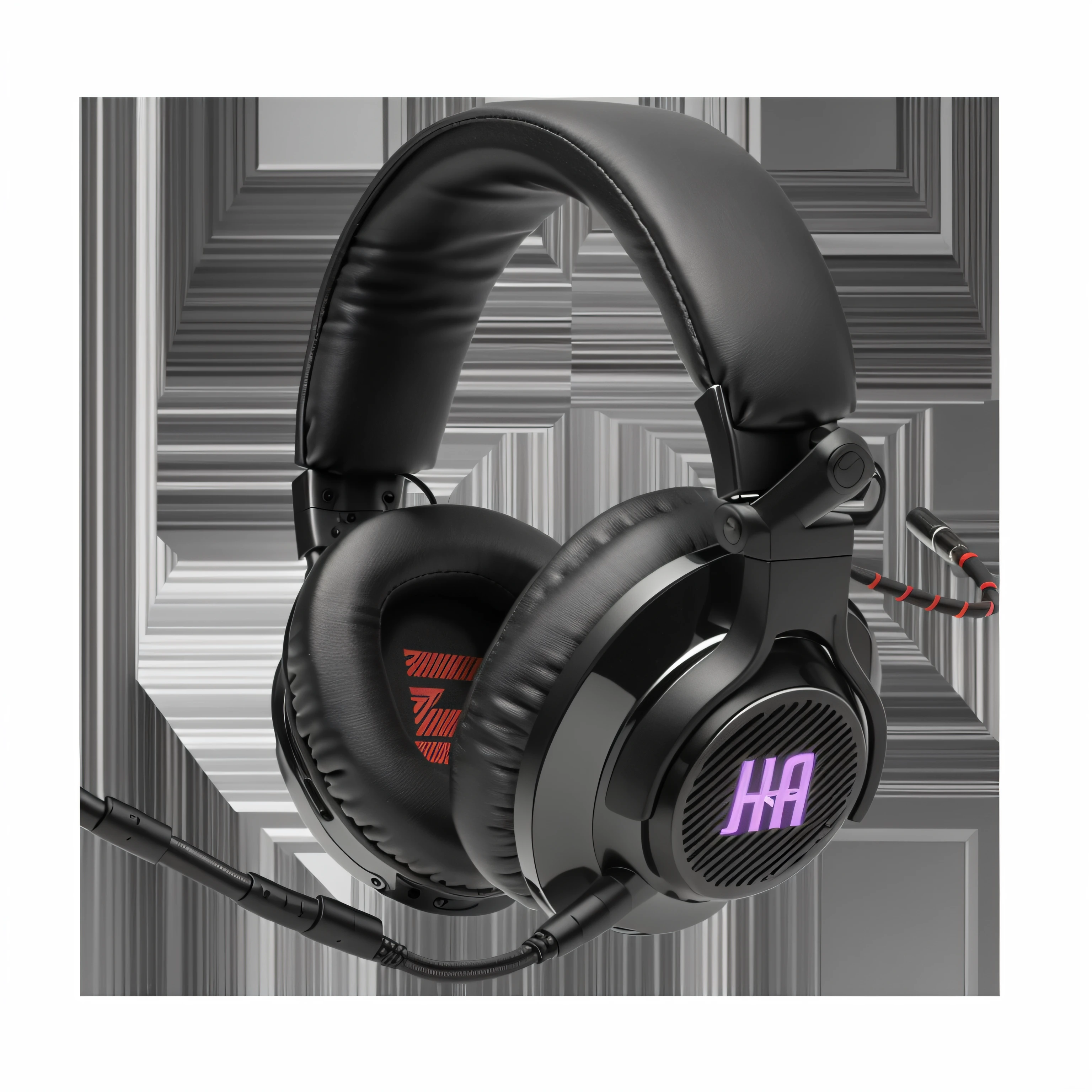 A close-up of a pair of headphones with microphone, Auriculares para juegos, auriculares de casco, h 8 0 0, Auriculares cyberpunk, Gama alta, Right-angle view, Very dynamic, Toma de retrato, imagen completa, h 8 0 0 c 1 0. 0, Aspecto genial, 2 0 2 2, 2022, Nuevo, 2 0 2 0, 2020