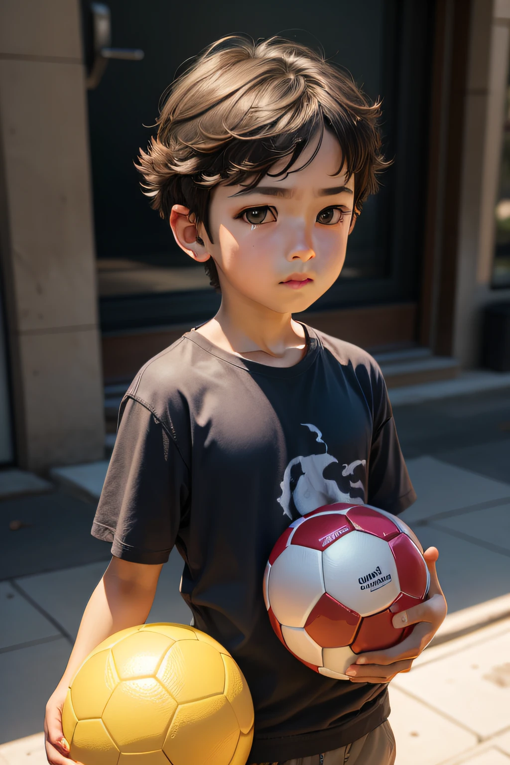 Boy with a ball