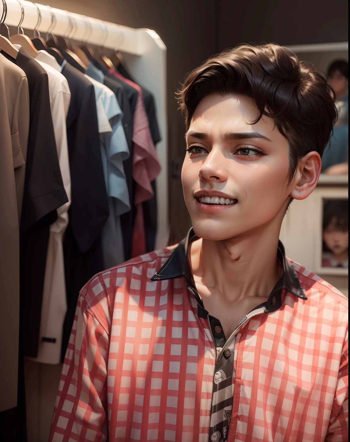 Change clothes.dont change face.
