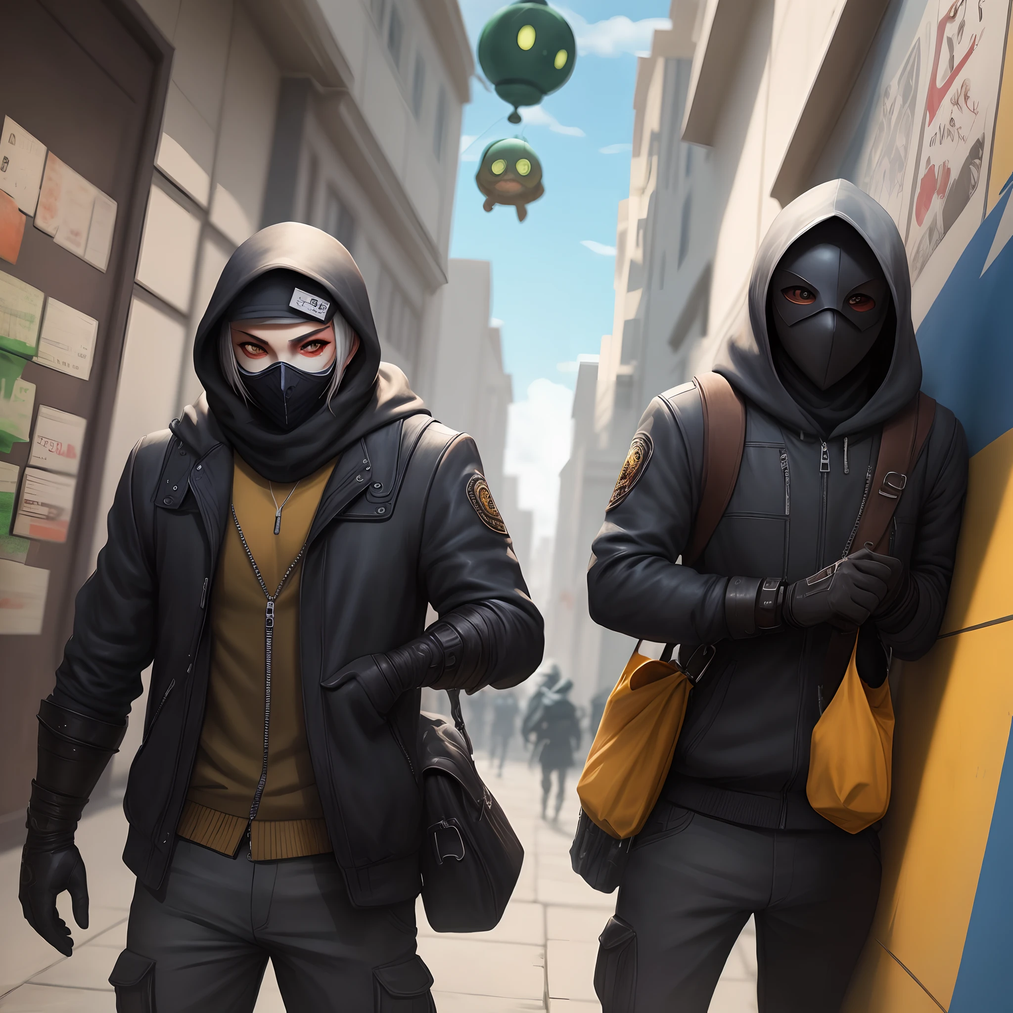 Masked thieves