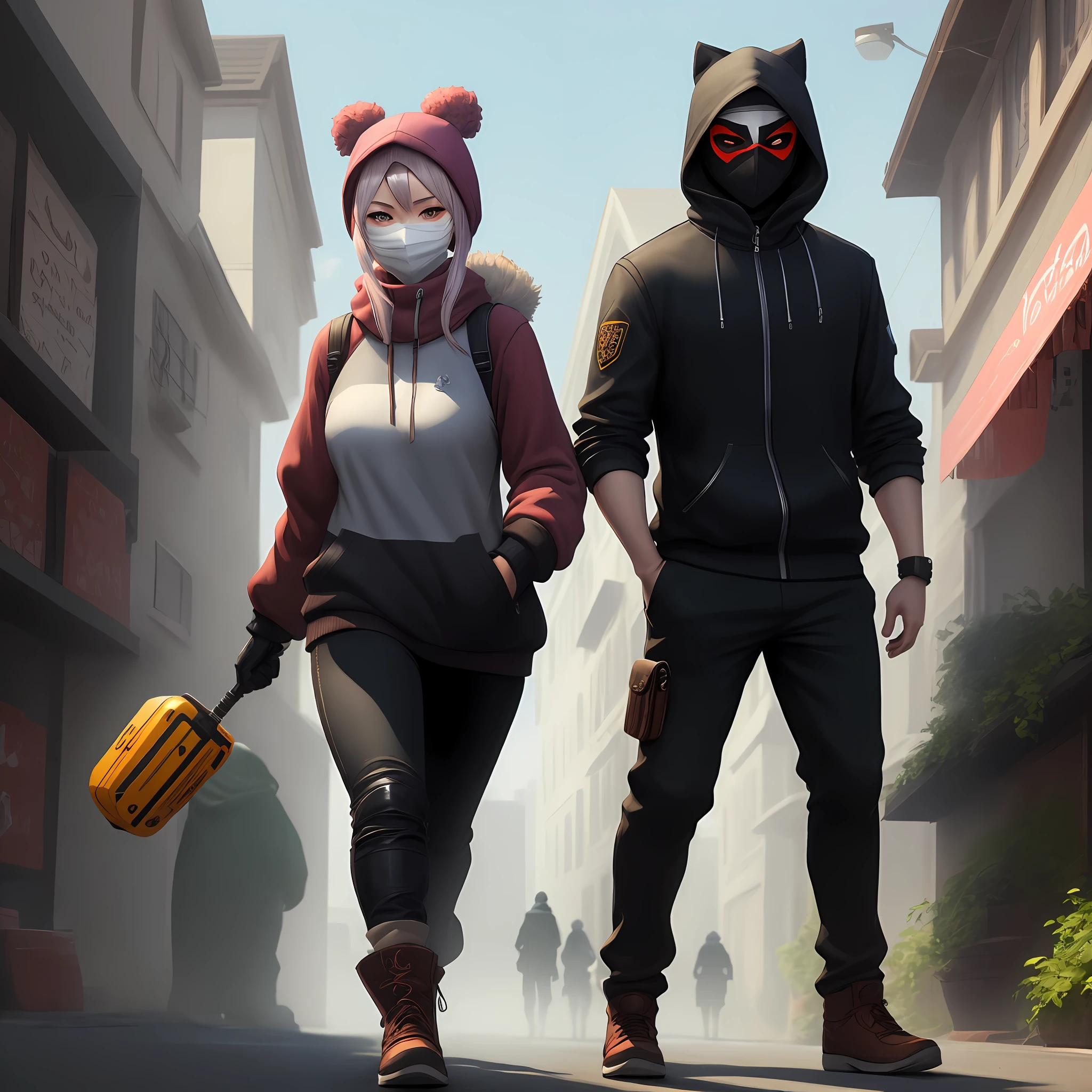 Masked thieves