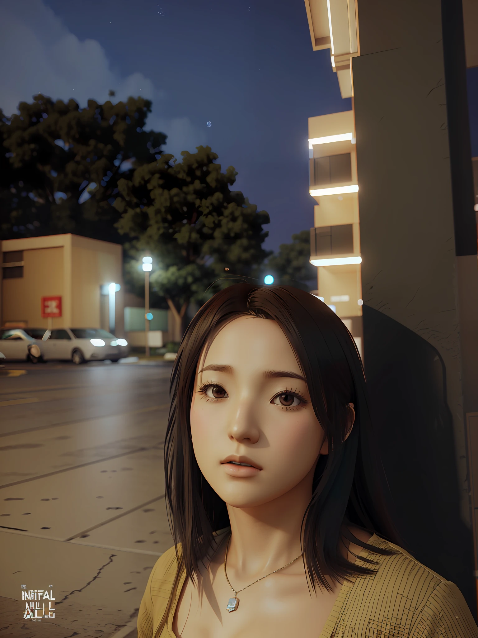 Anime style,Soft color palette,3d rendering,OC render,high deteil,solid color background,Unreal Engine 5