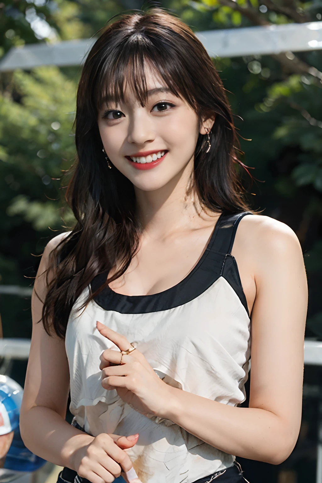 top-quality、masterpiece、超A high resolution、(Photorealsitic:1.4)、Highly detailed and professional lighting smile