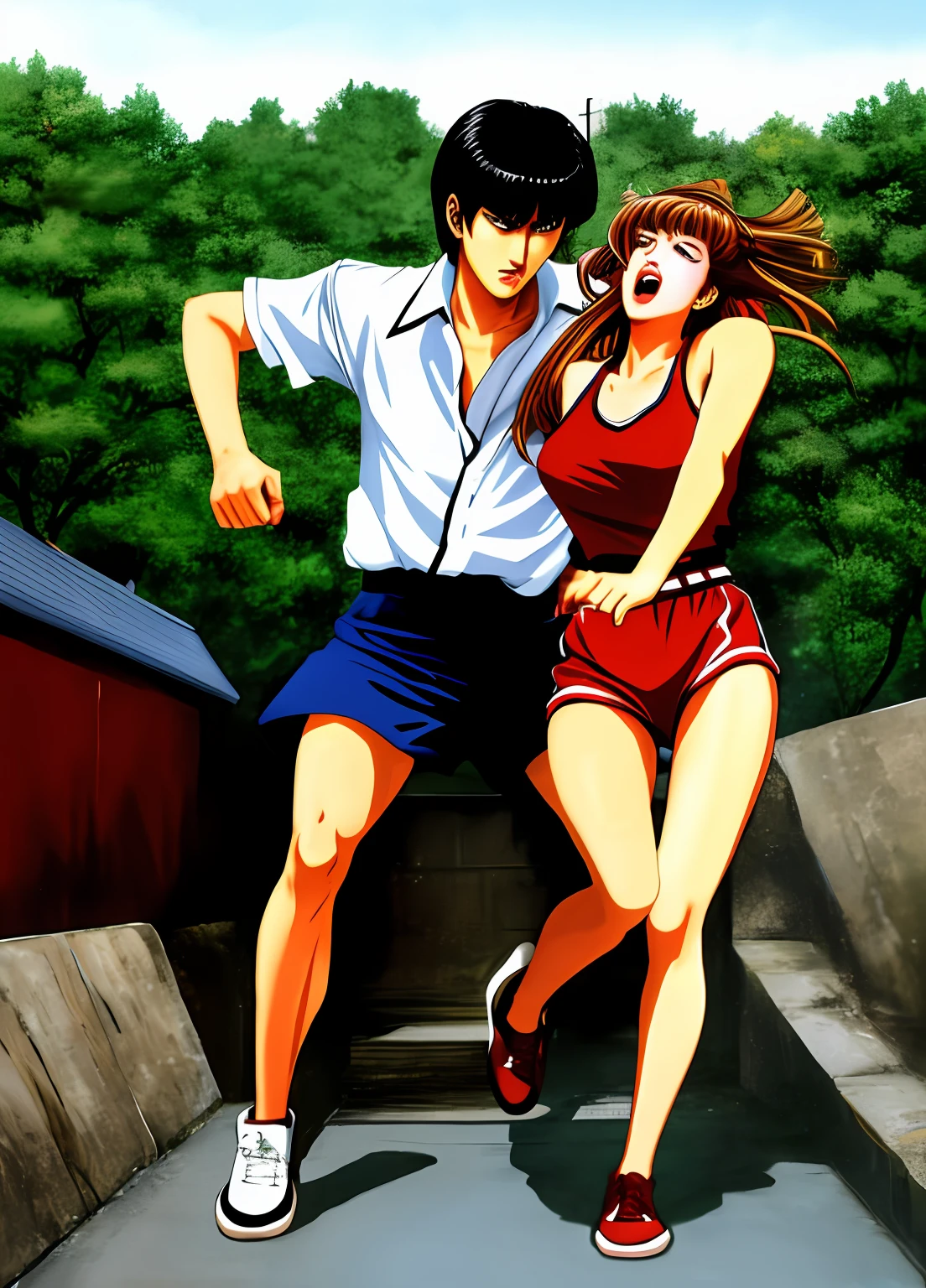 Yagami-an vs. Rukawa Kaede