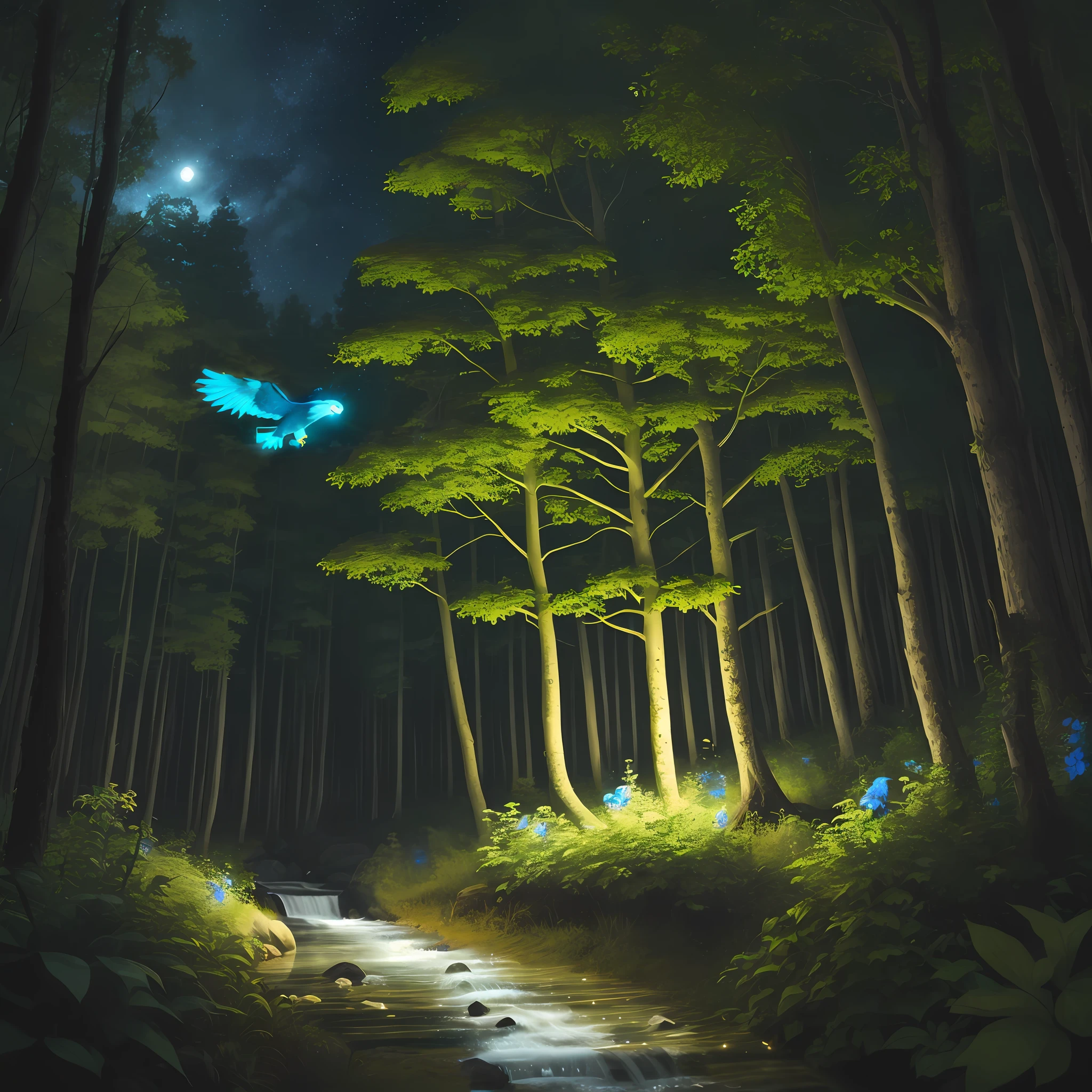 Light cyan eagle