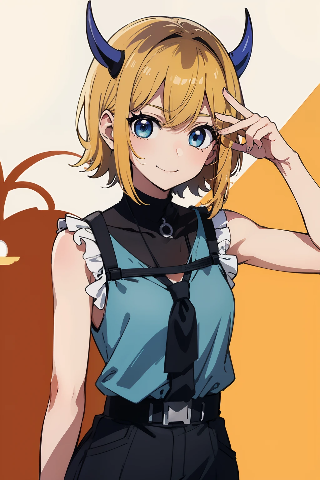 anime styled、Memucho、A smile