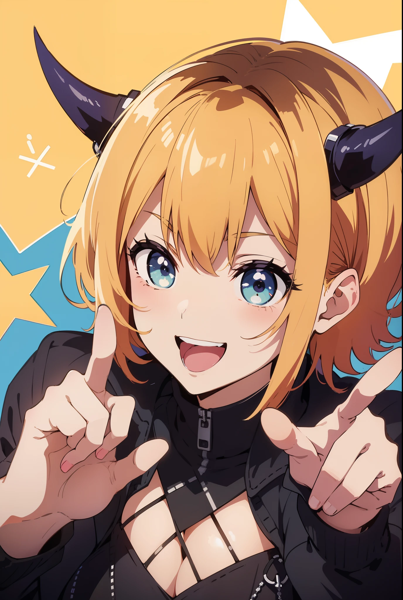 anime styled、Memucho、A smile