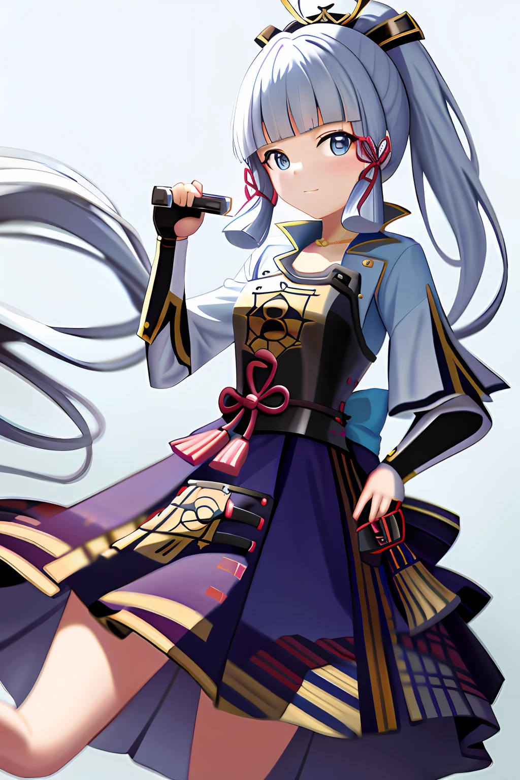 tmasterpiece，A high resolution，best qualtiy，1girl solo，kamisato_ayaka，ssmile，komono，Beth