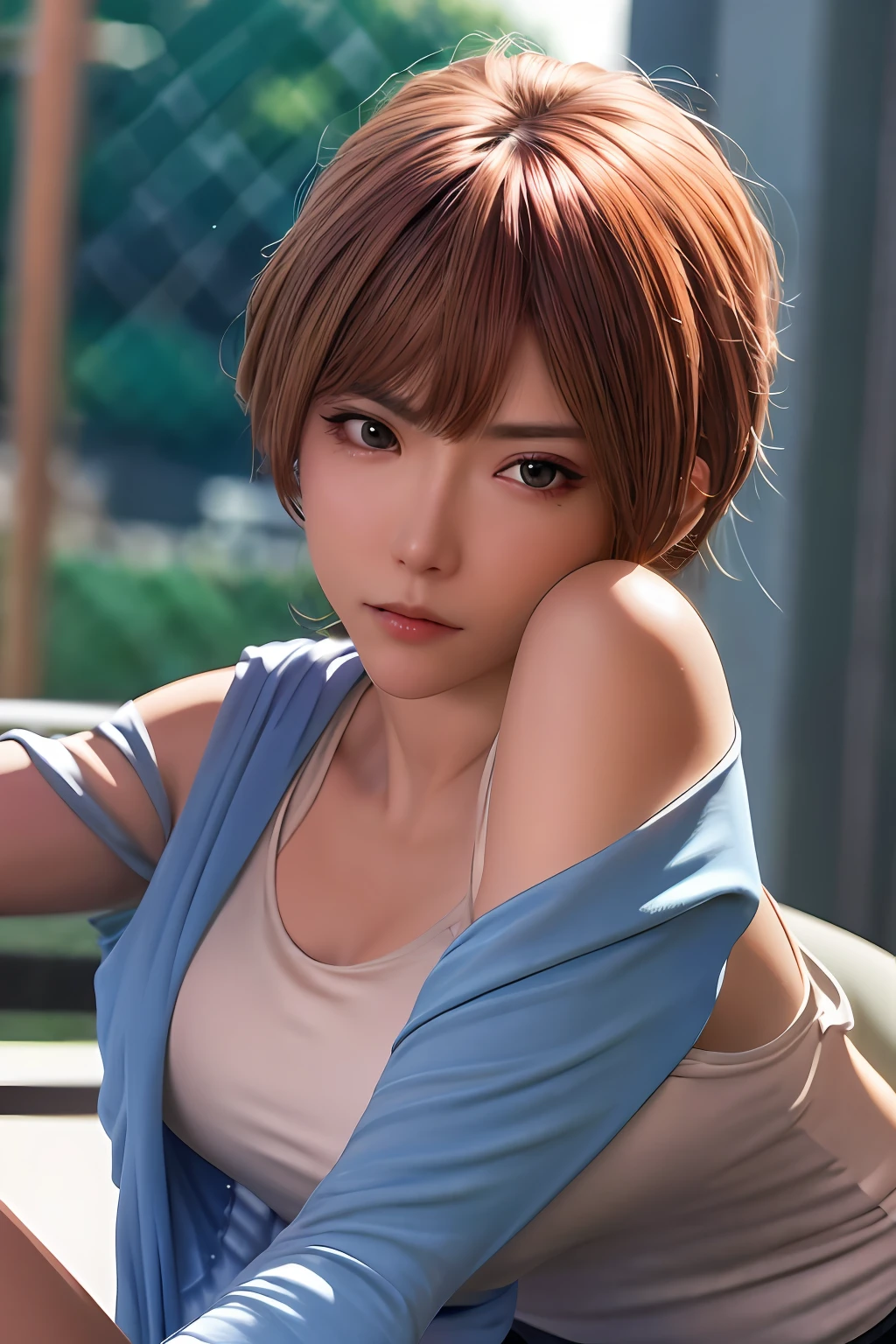 (masterpiece, best quality:1), (photorealistic:1.2), light, depth of field, (detailed face, face focus:1), game cg, ultra detailed, 8k, intricate details, hiqcg, 1girl, solo,anime, looking at viewer,