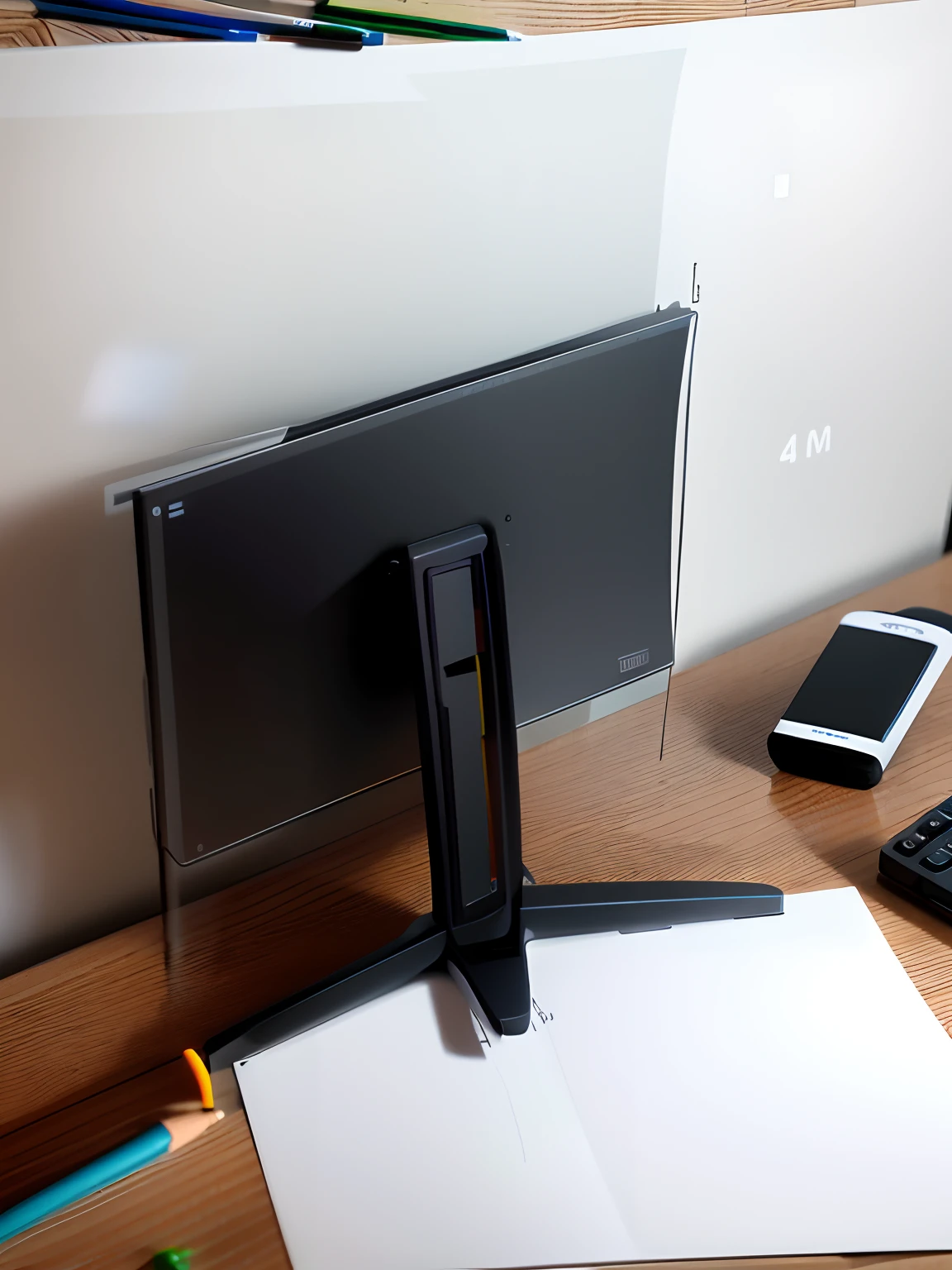 Drawing of a computer monitor sitting on a desk, computer drawing, 4 K drawing, concept sketches, Simple drawing, drawn on paper, technical sketch, minimalistic drawing, a sketch, Line sketch, conceptual drawing, drawing 4k, sketched 4k, concept art sketch, a drawing, high quality sketch, Pen sketch, white board, Concept illustration,Business monitors,minimal style