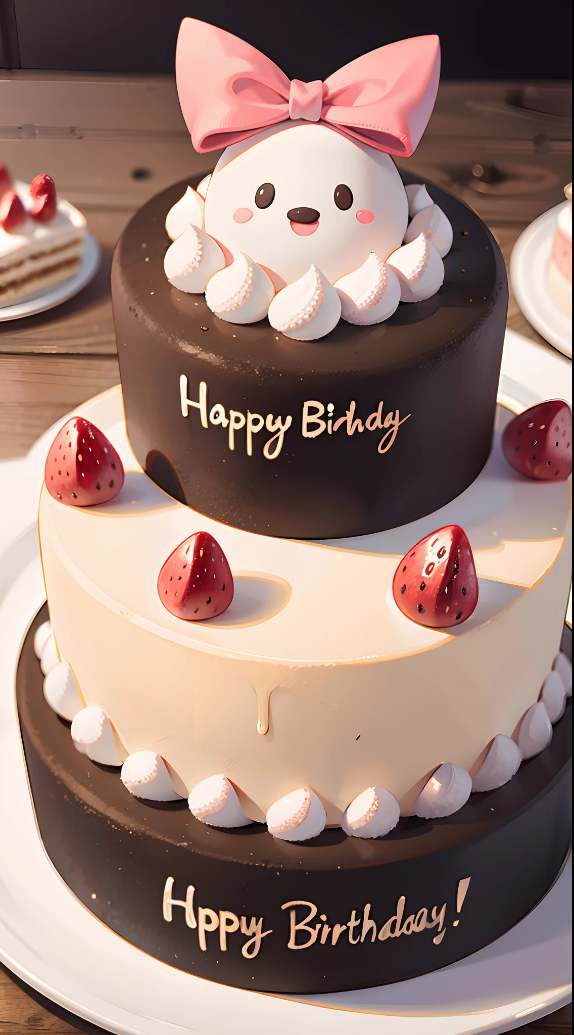 "erase the text on the frosting"