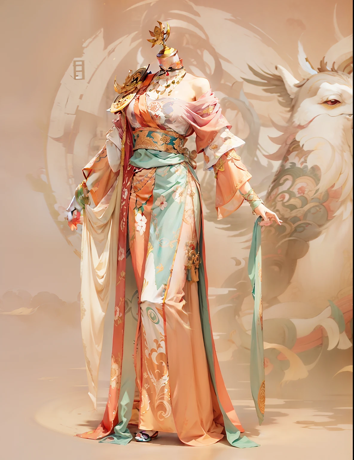 dunhuang,clothing design,Crane,Otome games