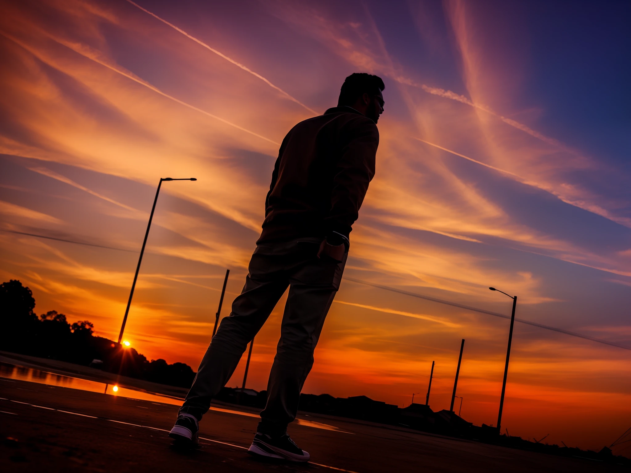 Change its sky like beautiful sunset