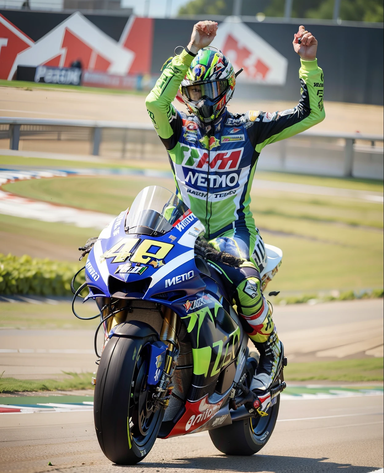 Valentino rossi, realistic image