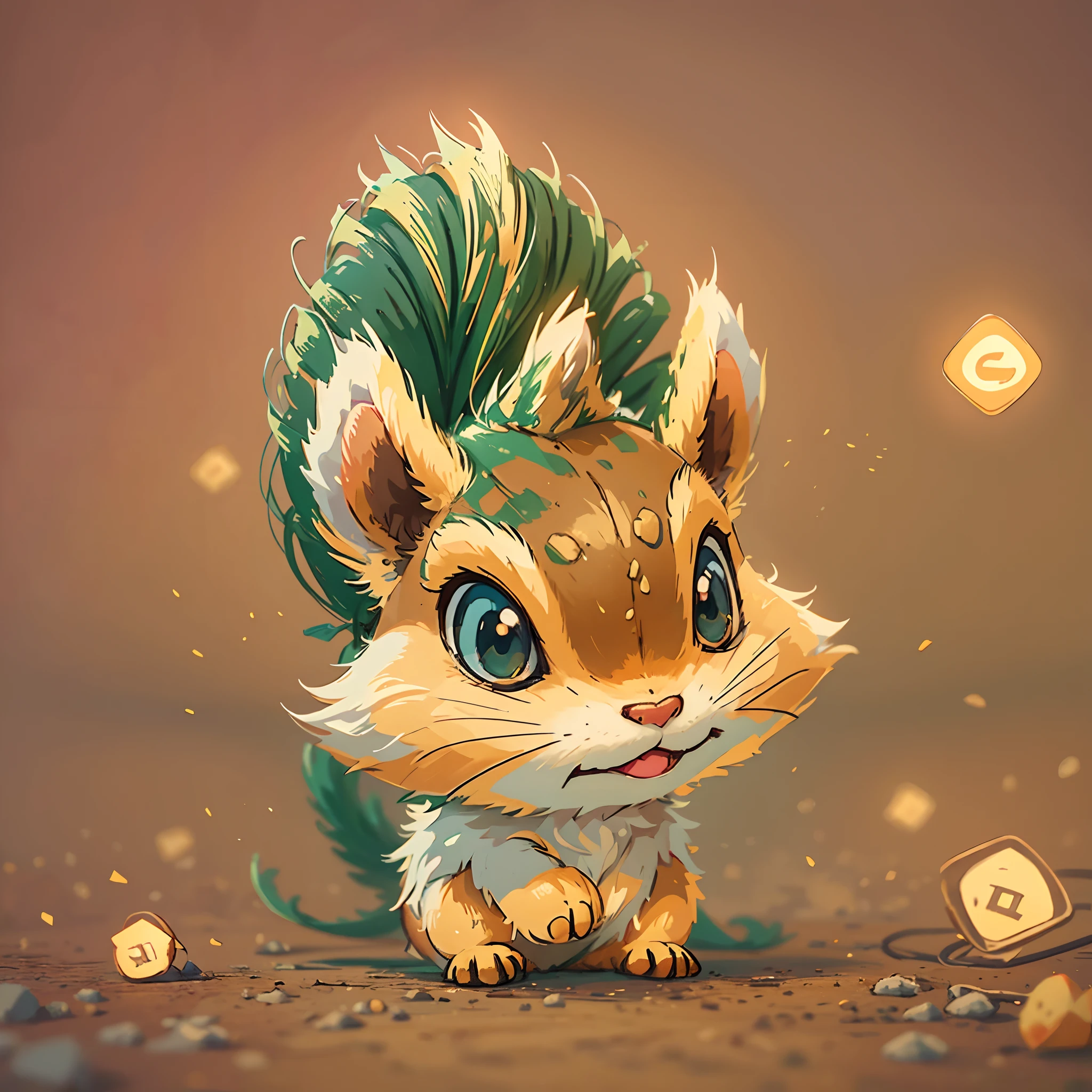 Cute tiny hyper realistic Anime chipmonk from pokemon, chibi, adorable and fluffy, logo design, cartoon, cinematic lighting effect, charming, 3D vector art, cute and quirky, fantasy art, bokeh, hand-drawn, digital painting, soft lighting, isometric style, 4K resolution, photorealistic rendering, highly detailed clean, vector image, photorealistic masterpiece,