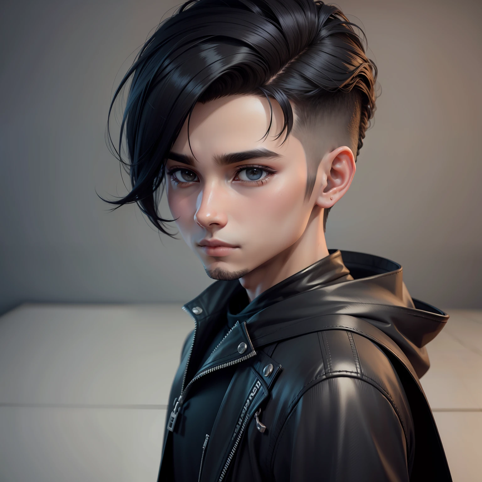 A boy Zyan Malik hair style 8k realistic 3D
