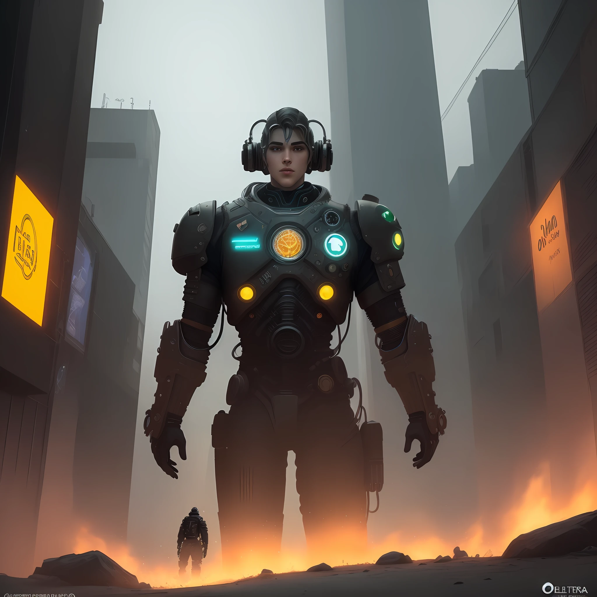 Desenvolva uma logo em 3D para o canal do TikTok @Olendariosonhador. The logo should be inspired by cyberpunk themes, steampunk, Matrix e Fallout 3 e 4, highlighting the colors galaxy green, neon gloss and metallic tones. O fundo da logo deve ser neutro, nas cores preto ou branco.

The logo should incorporate symbolic elements of motivation, anime, Fede, Artificial Intelligences, tecnologia e belas imagens do universo. Ela pode ser composta por engrenagens estilizadas, representing the fusion between technology and creativity. Inclua elementos sutis do estilo cyberpunk, such as neon lines and futuristic elements.

Desenvolva uma logo em 3D de alta qualidade para o canal do TikTok @Olendariosonhador. The logo must be background-free or have a solid white or black background. The main focus is to create an extremely futuristic aesthetic, inspired by cyberpunk themes, steampunk, Matrix, Fallout 3 e 4. The color green galaxy, neon gloss and metallic tones should be prominent in the logo.

The logo should be created in a circular composition, designed to fit inside a circle. It must be in 3D to achieve an impressive level of realism. The Legendary Dreamer, protagonista do canal, is a hero of post-apocalyptic science fiction games in the style of The Matrix.

The logo should depict the Legendary Dreamer in a heroic and futuristic pose, surrounded by visual elements that evoke cyberpunk and post-apocalyptic themes. He may be wearing an advanced technological suit with details of gears and circuits, lembrando elementos de steampunk. The galaxy green color should be highlighted on the costume, nos olhos ou em outros detalhes, symbolizing his role as a hero.

O fundo da logo deve ser neutro, preto ou branco, para enfatizar a figura central. Detalhes sutis de linhas neon, Programming codes and gears can surround the character, Creating a futuristic and technological environment.

A tipografia 'Olendariosonhador' deve estar abaixo ou ao redor da figura central, usando uma fonte