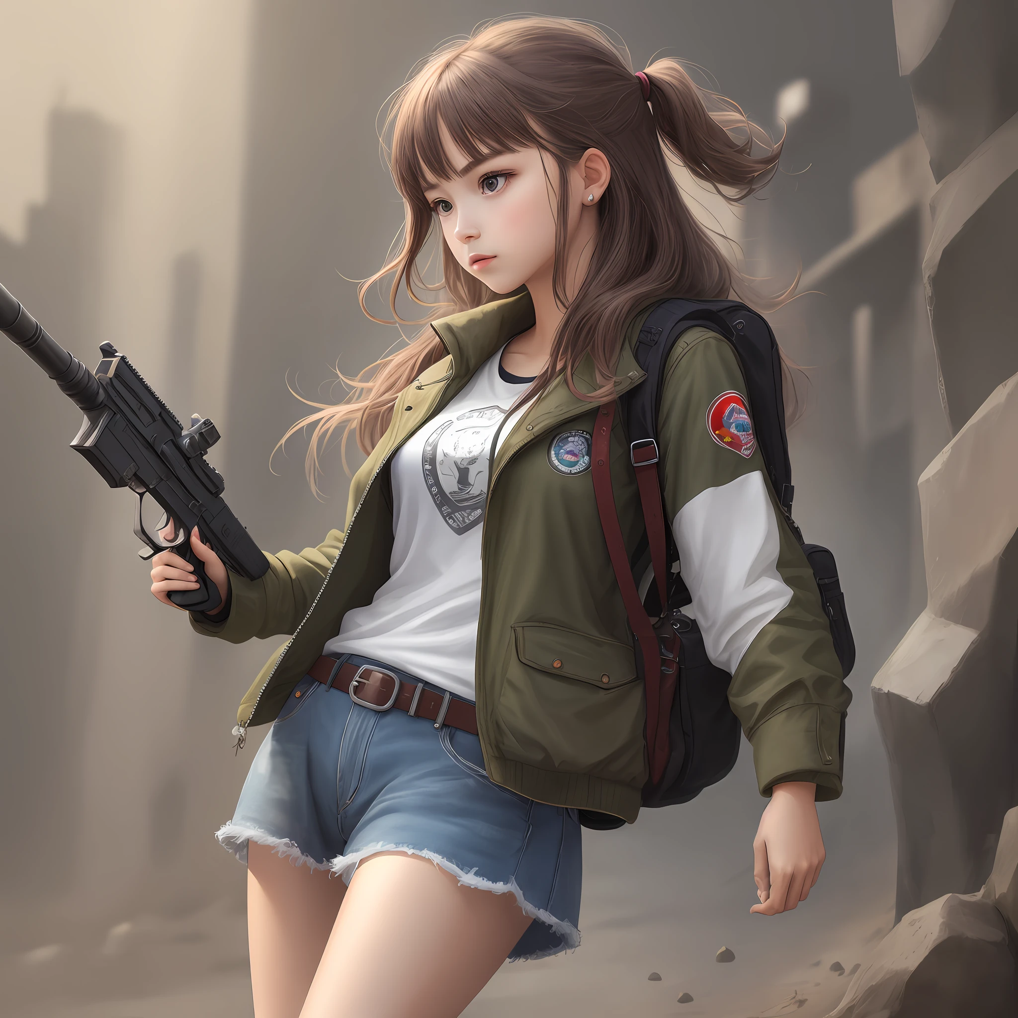 Girl pistol