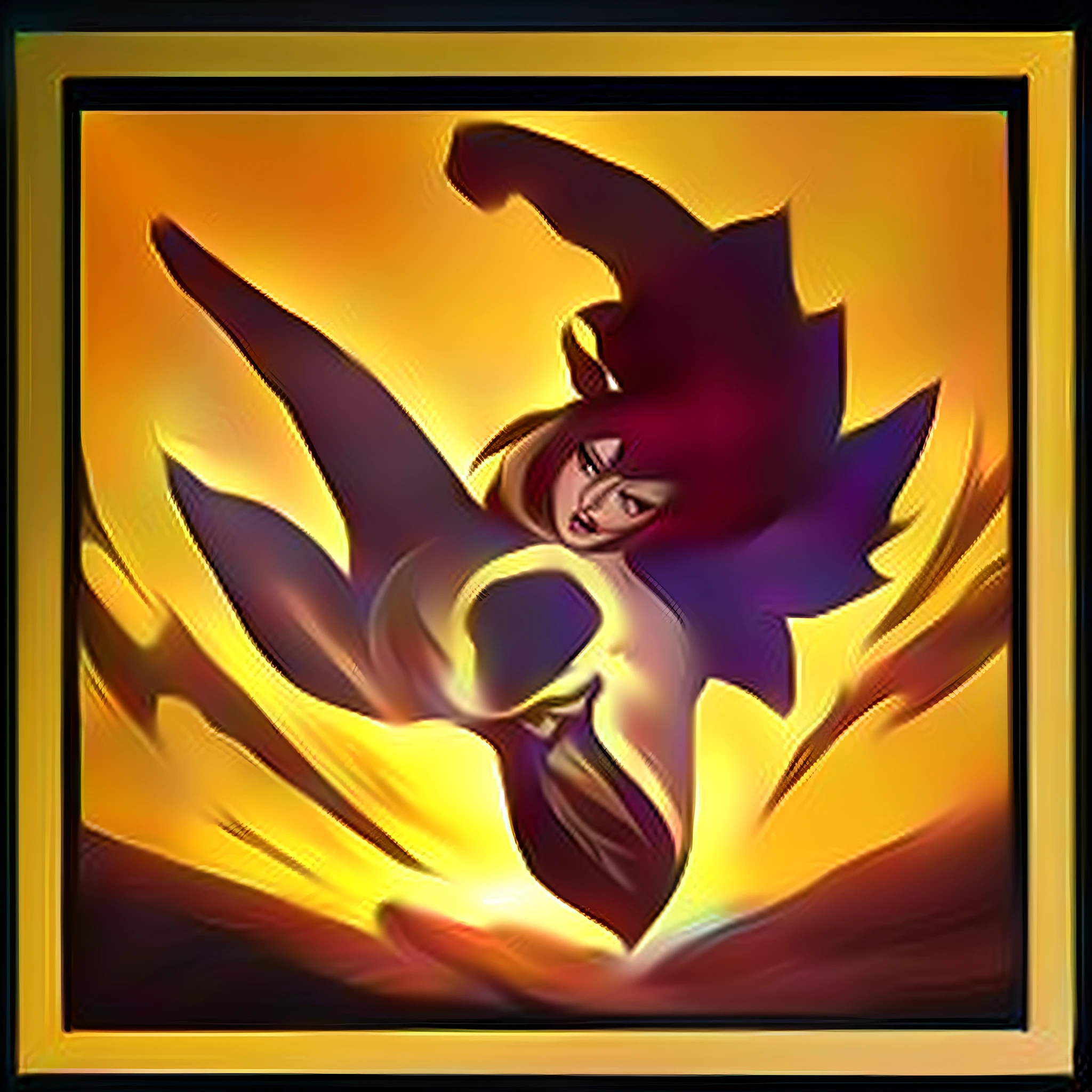Set in League of Legends fell from the sky，Slam the ground with your elbow，musculous、Robust man，league of legends style art