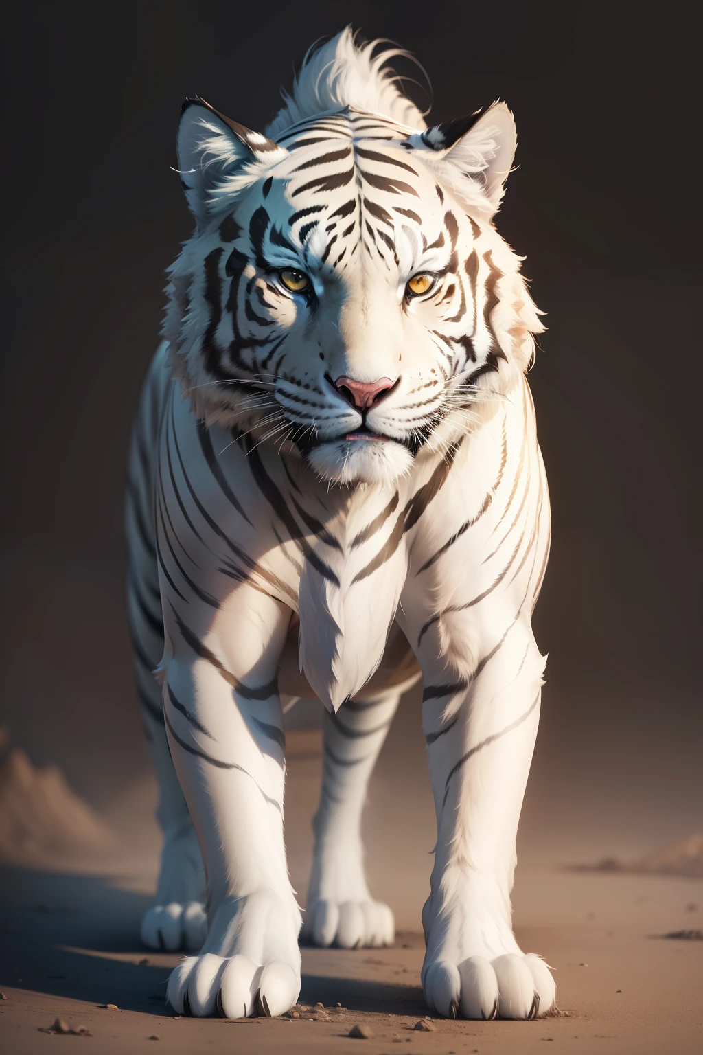 creat white tiger