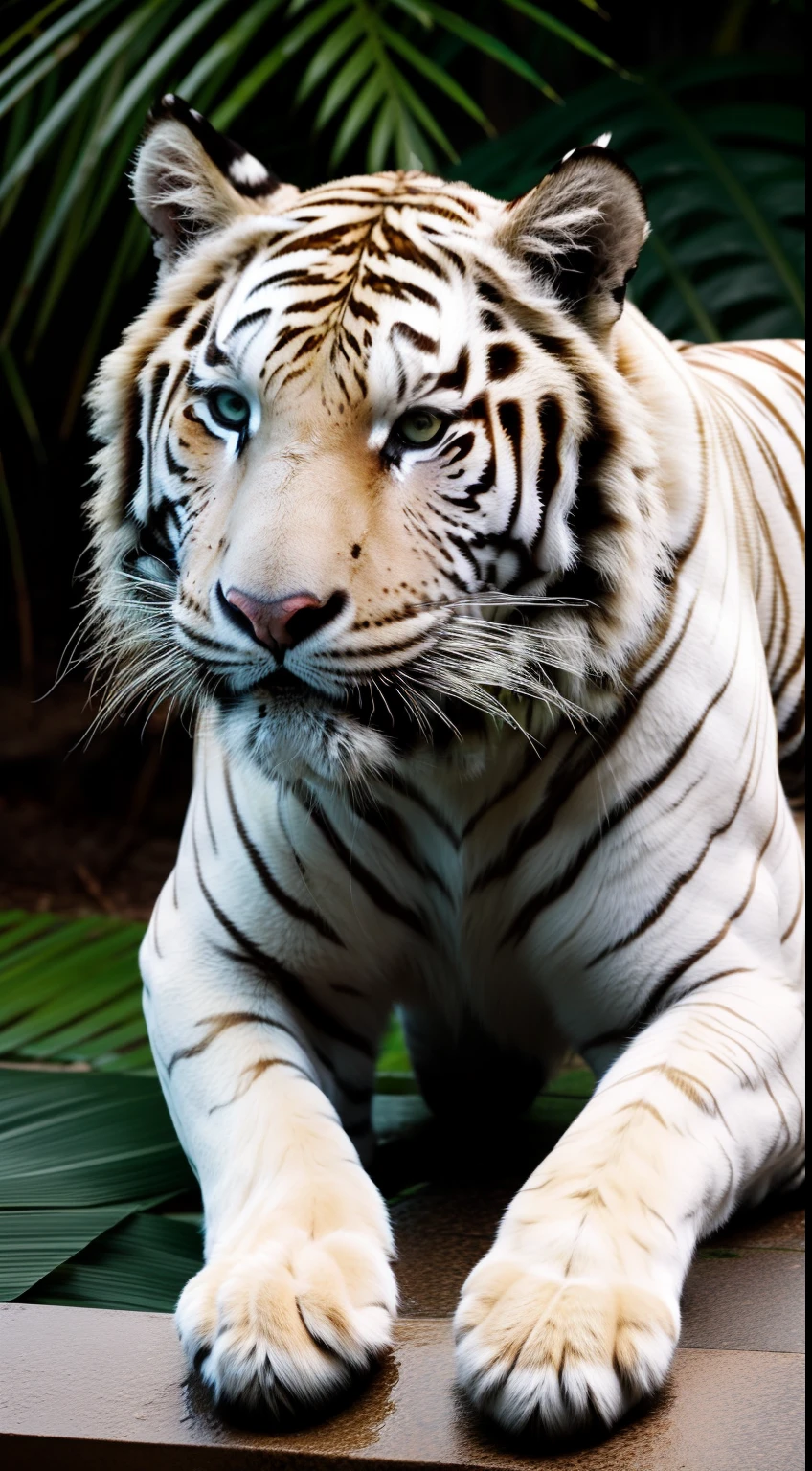 creat white tiger