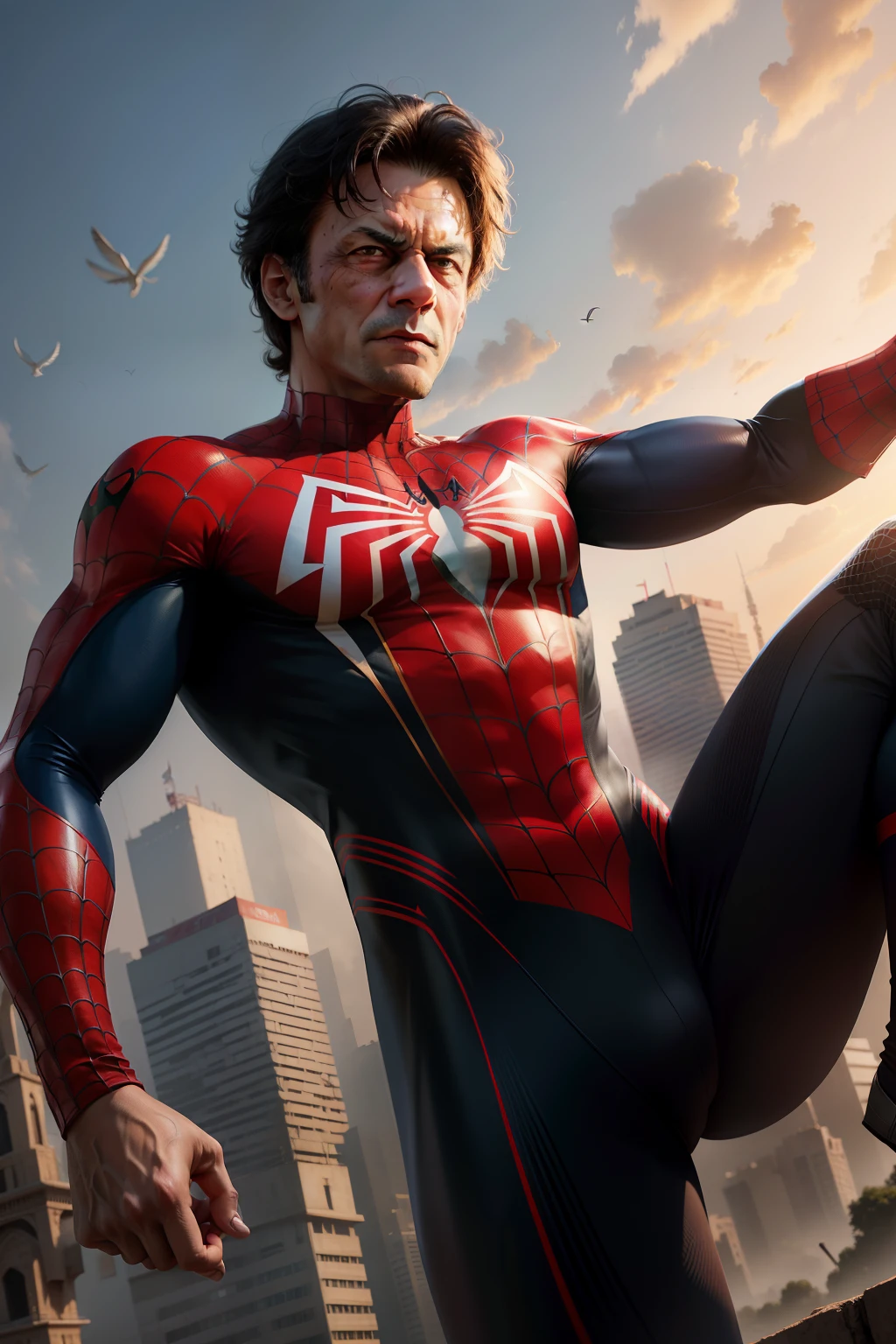 imran khan pakistani prime minister in spider man