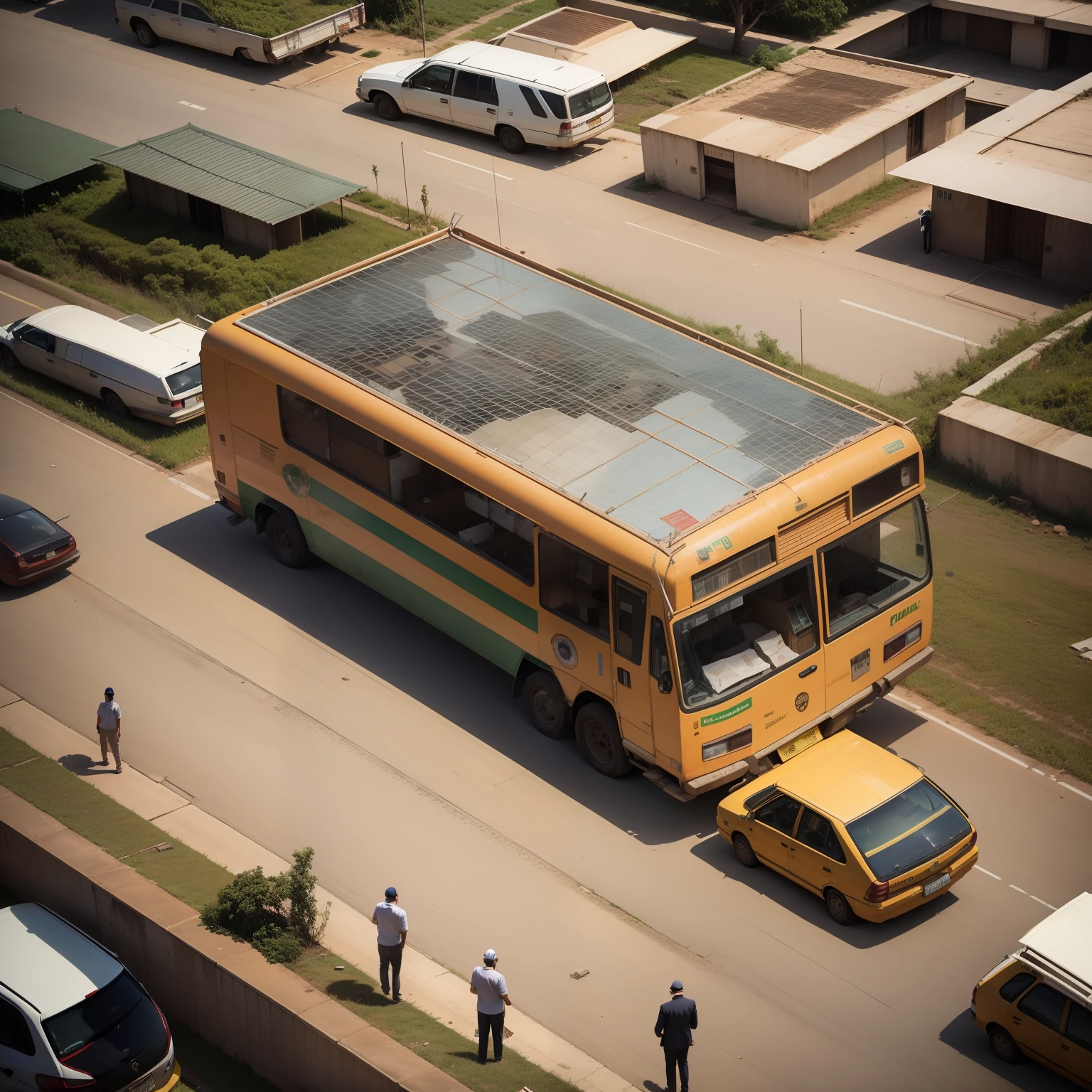 Image of politicians looting Brasilia