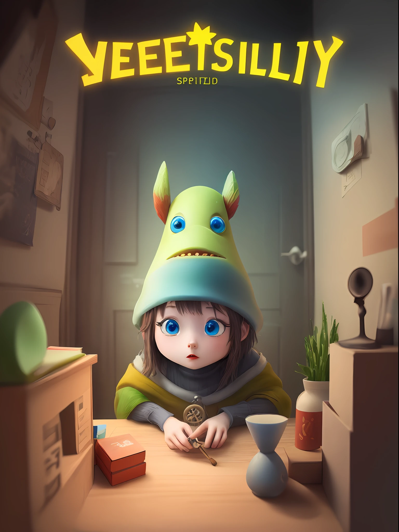 The cover of a YouTube channel specialized in children's stories, mystery, magic suspense, three-dimensional