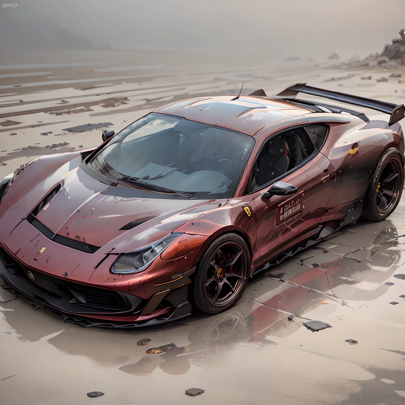 graph design, design plano, 2015 Ferrari 458 Speciale Aperta vermelho, respingos de aquarela, limpo altamente detalhada, obra-prima fotorrealista, fotografia profissional, carro realista, fundo abstrato de aquarela ,fundo vermelho, isometric, vetor de cor vibrante, foco nítido, Volumetric mist, 8k UHD, DSLR, alta qualidade, grain of film, Fujifilm XT3