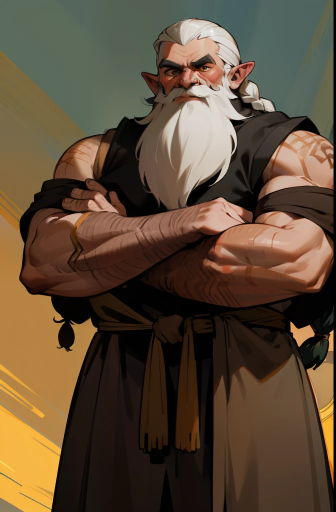 Anime-style dwarves are a tough and resilient race, conhecida por sua habilidade em trabalhar com metais e pedras preciosas. They are compact and muscular creatures, with an average height of 1,30 metros. Its sturdy, sturdy body reflects its natural affinity for mining and underground life. Dwarves are often recognized for their long beards and their loyalty. # **physical features:** - **Estatura:** Dwarves have a short stature, geralmente variando de 1,20 a 1,40 metros de altura. - **Cabelos e Barbas:** Their hair and beards are dense and often braided, variando em cores como marrom, preto e ruivo. - **Pele:** The skin of dwarves varies in darker shades, muitas vezes apresentando tons de marrom ou bronzeado. - **Olhos e Orelhas:** The eyes of dwarves are deep and expressive, with varied colors such as amber, verde ou cinza. The dwarves' ears are slightly pointed and surrounded. - **Distinctive features:** Many dwarves display battle scars and marks of their crafts on their hands and arms.