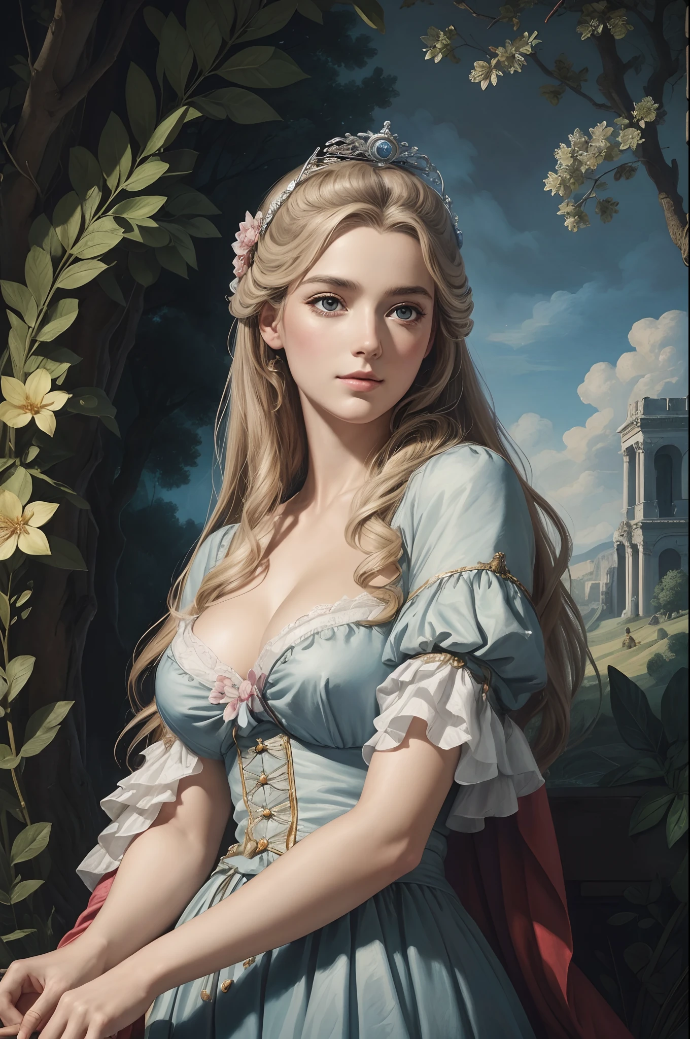 ((beste-Qualit)), ((tmasterpiece)), ((Realistic)), Ultra-detailed, Artemis, Illustration by François Boucher, —q 4 —s 750