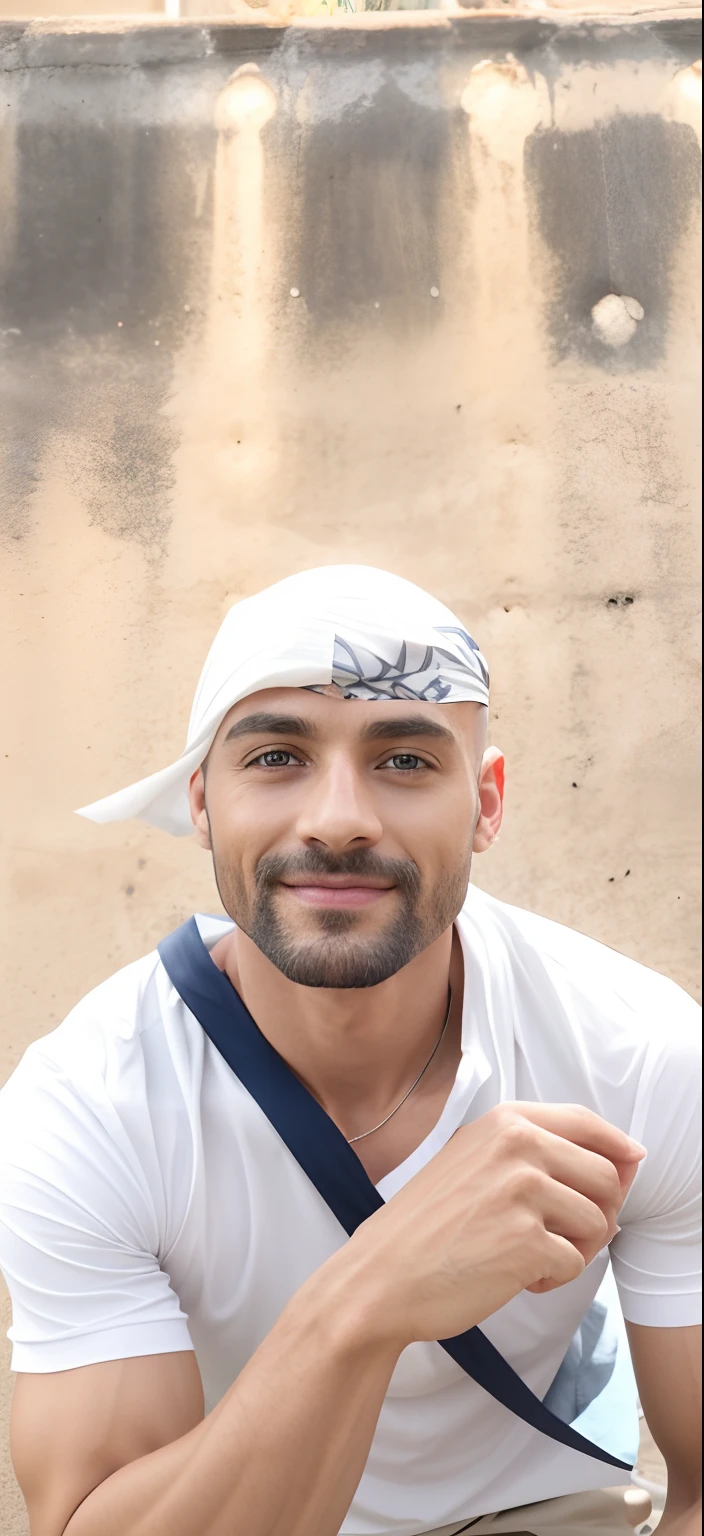 charlzcjm, headshot, (jacked charlzcjm, bright hazel green eyes), (curly low fade haircut:1.14), (sunburned skin, 5 o'clock shadow) ((smirking, buff)), detailed face, detailed iris, full lips, ((cute, wearing a modern luxury dark navy blue suit, pocket handkerchief, buff, wavy low fade haircut)), ((grey background, symmetrical facial features)), intricate details, studio lighting, 80mm, portrait, shallow depth of field, CEO, smirking, happy