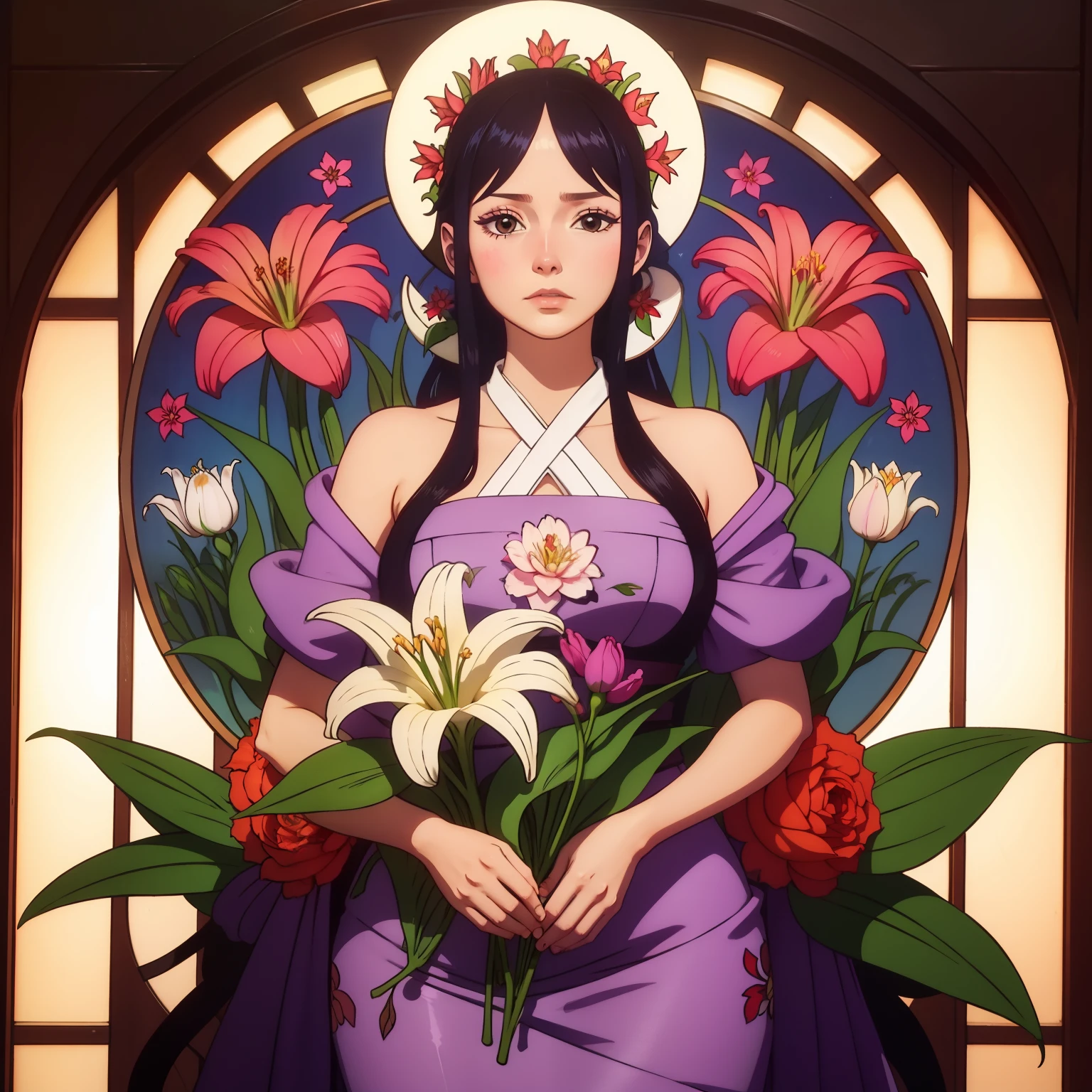 Mucha，Gojo Gojo，the lilies