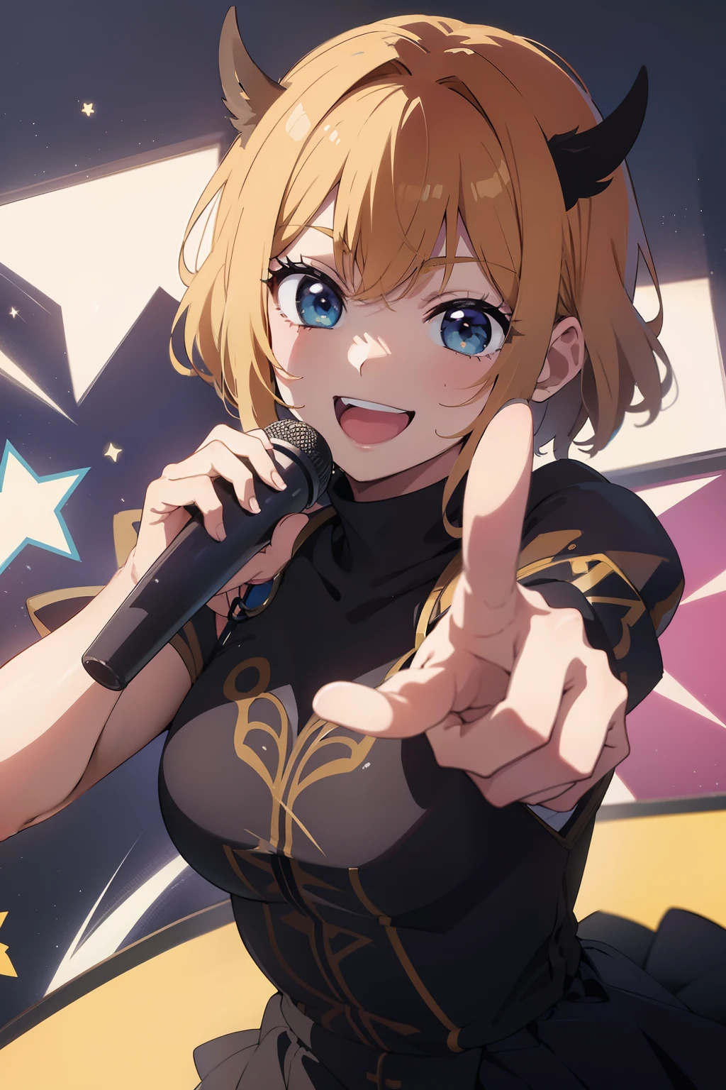 anime styled、Memucho、A smile