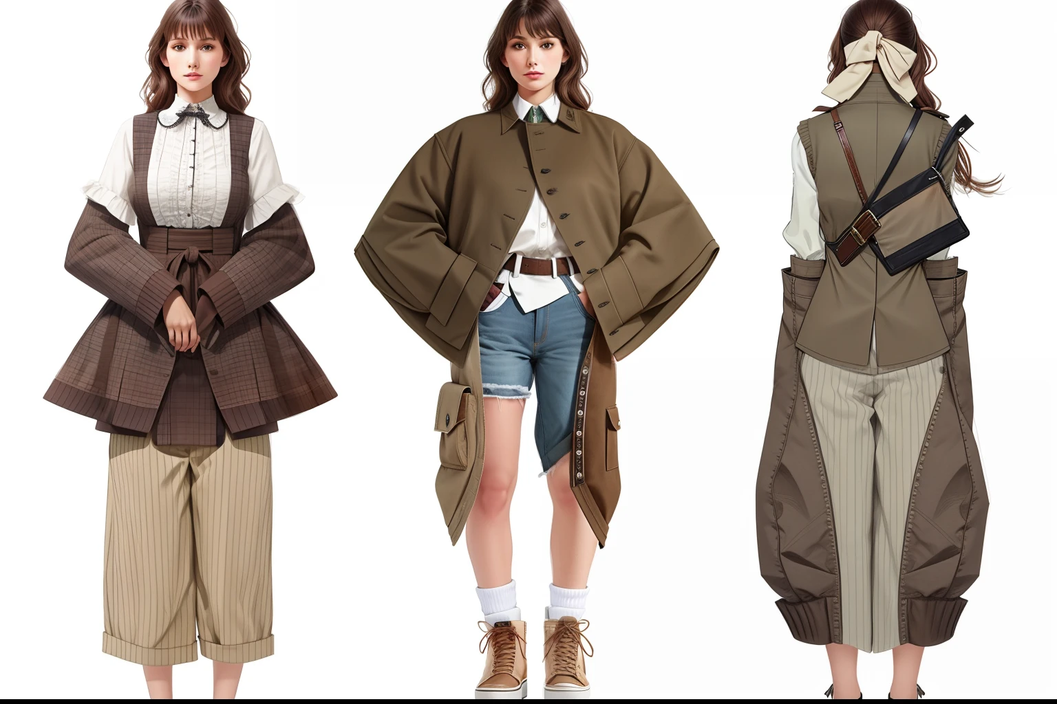 Clothing renderings,Restore the real clothing fabric,Uniform style,Reflect the authenticity of the clothing