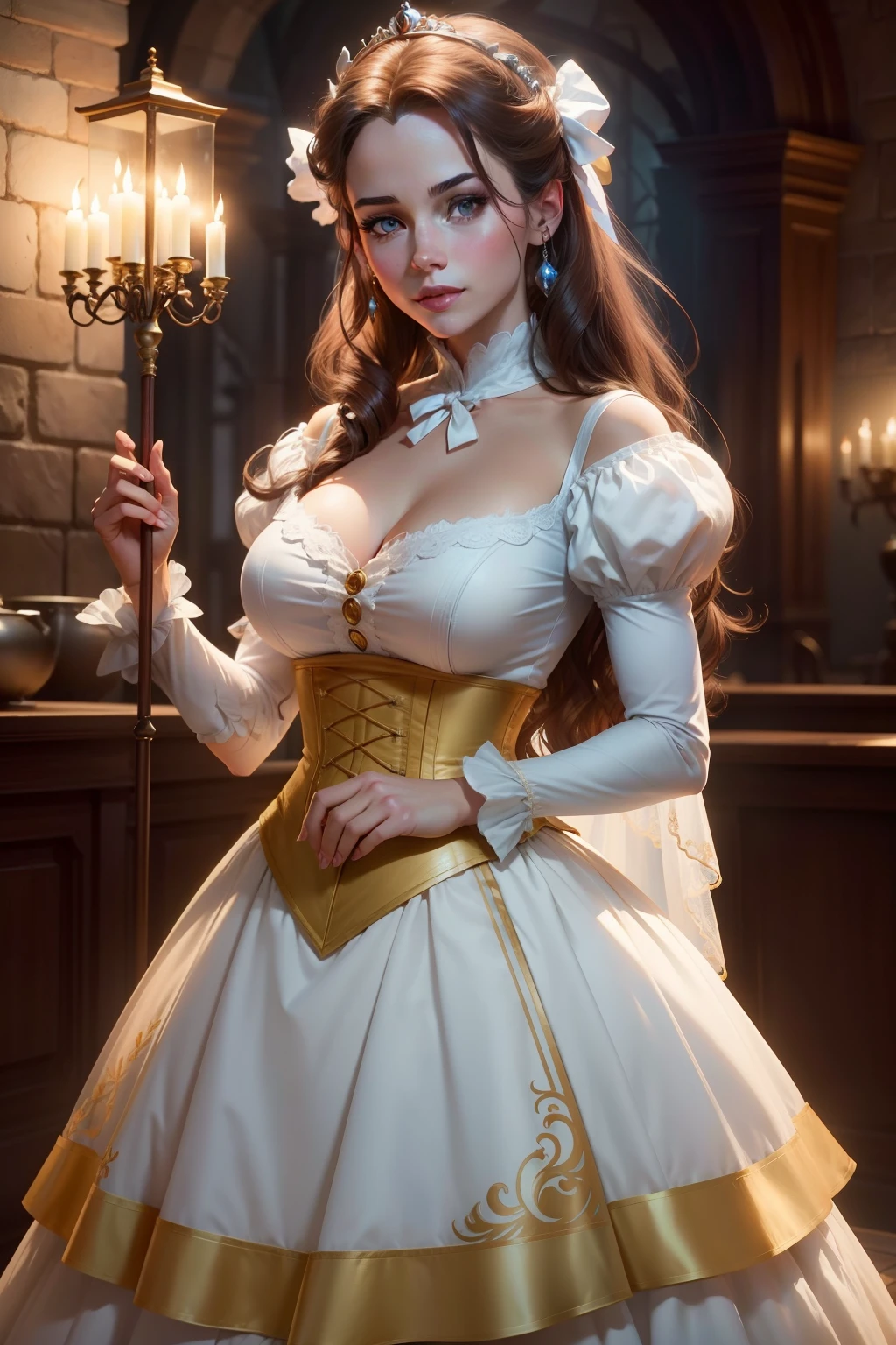 Character Belle from the movie "Beauty and the Beast", Disney Princess, Sexy
